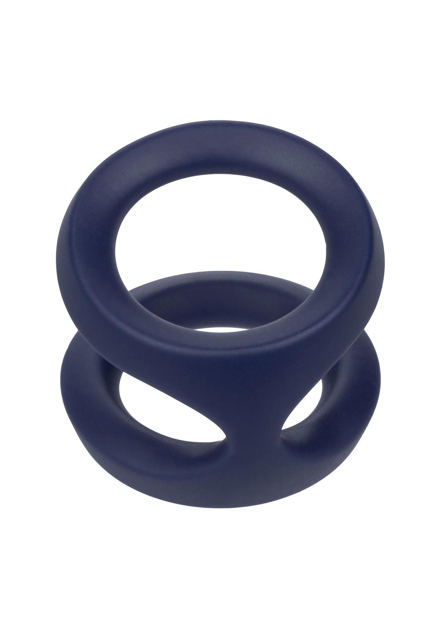 Pierścień erekcyjny Viceroy Dual Ring silikonowy niebieski - obrazek 7