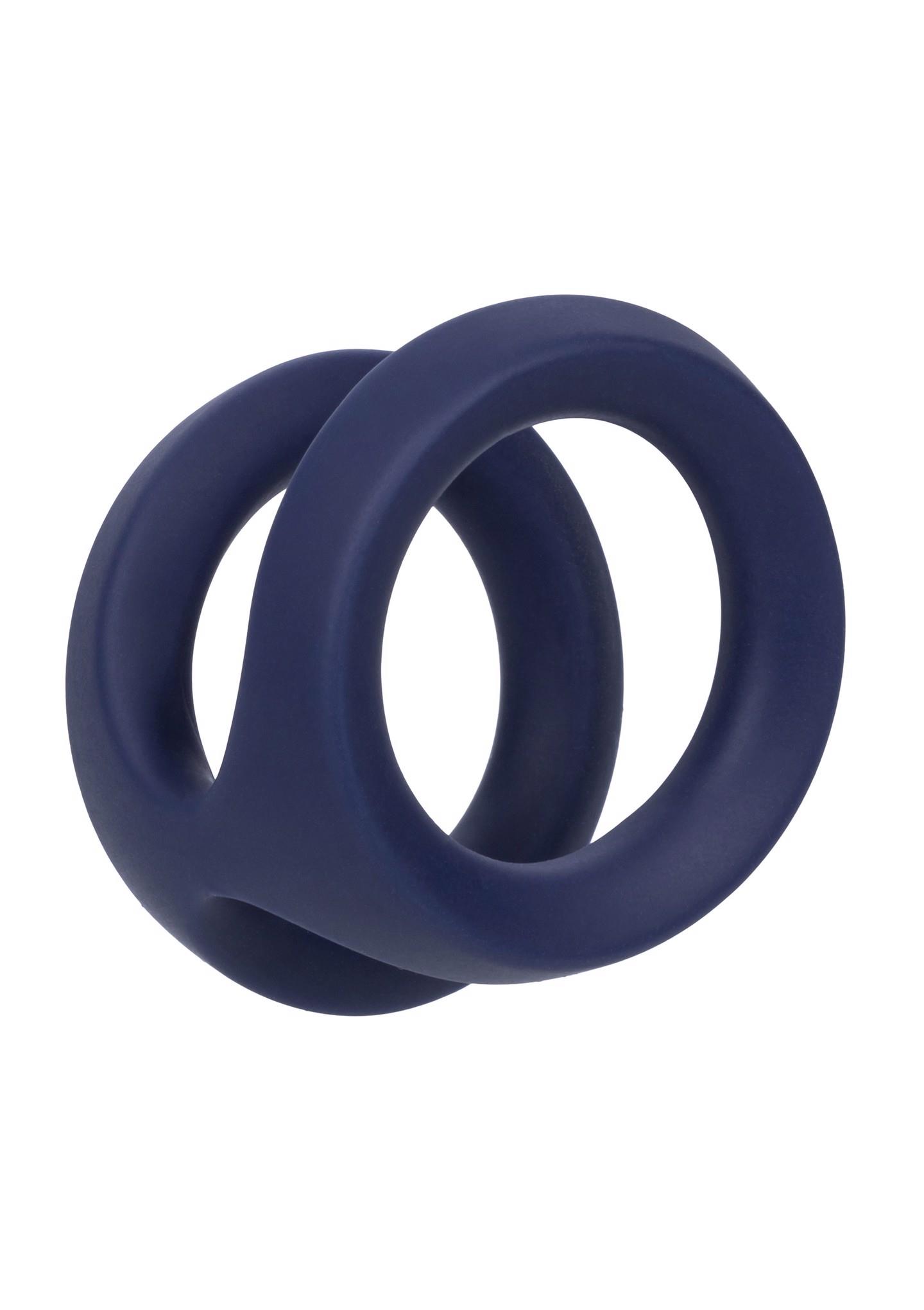 Pierścień erekcyjny Viceroy Dual Ring silikonowy niebieski - obrazek 8