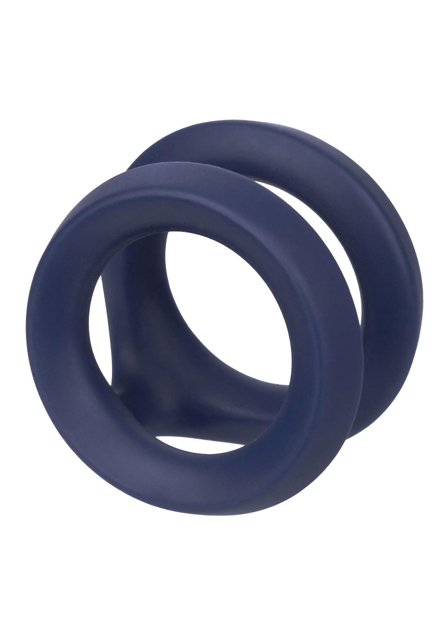 Pierścień erekcyjny Viceroy Dual Ring silikonowy niebieski - obrazek 9