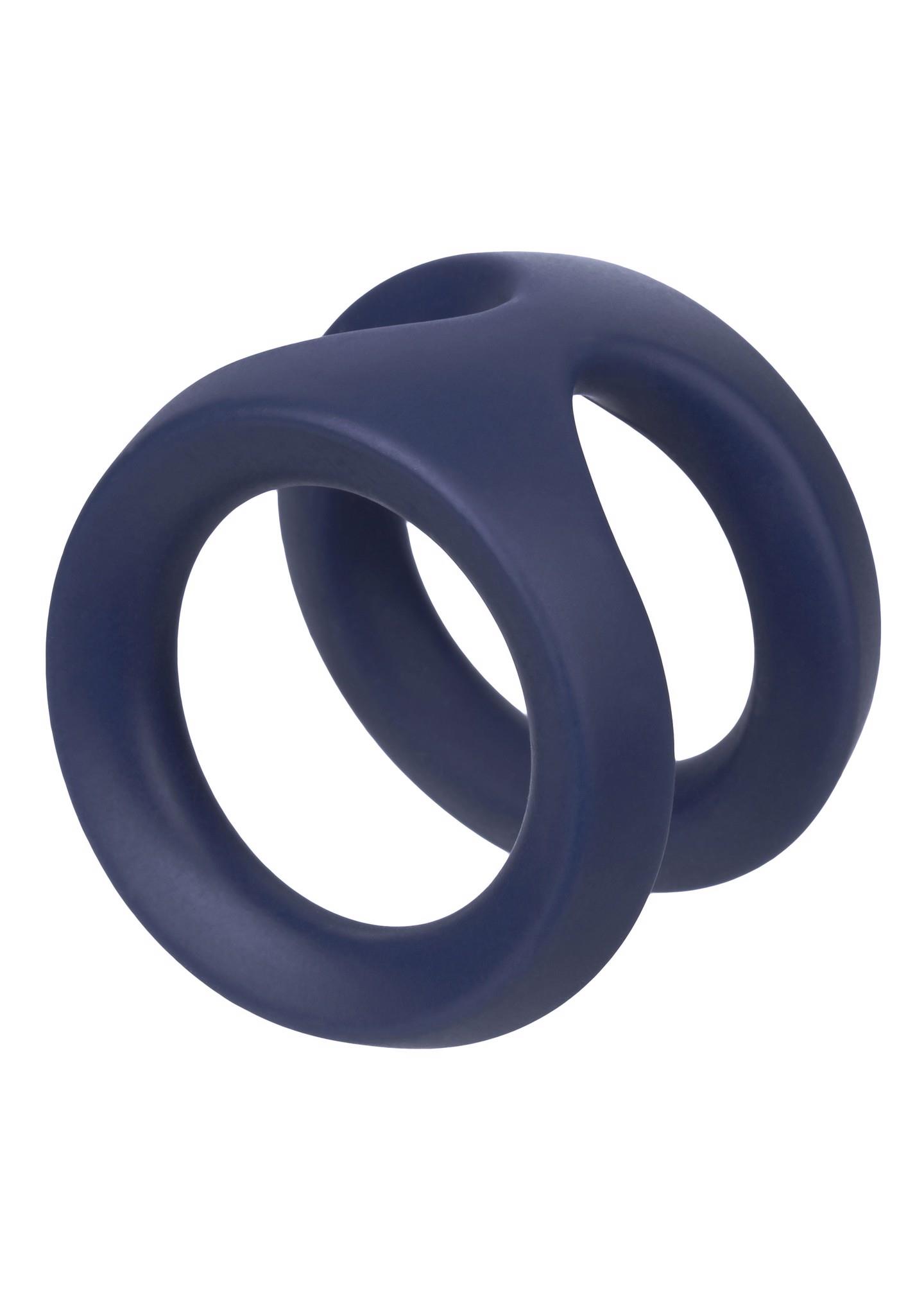 Pierścień erekcyjny Viceroy Dual Ring silikonowy niebieski - obrazek 10