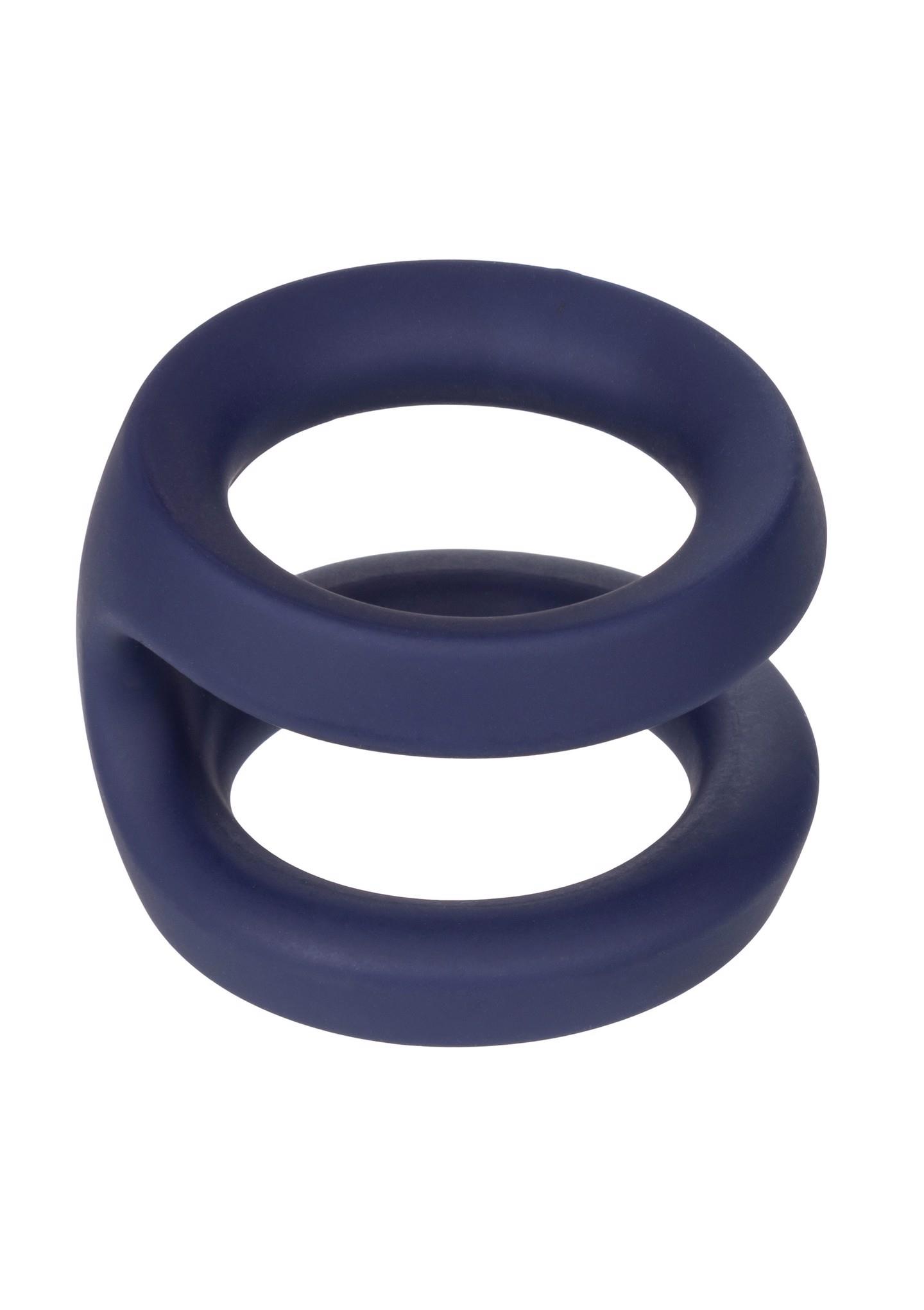 Pierścień erekcyjny Viceroy Dual Ring silikonowy niebieski - obrazek 12