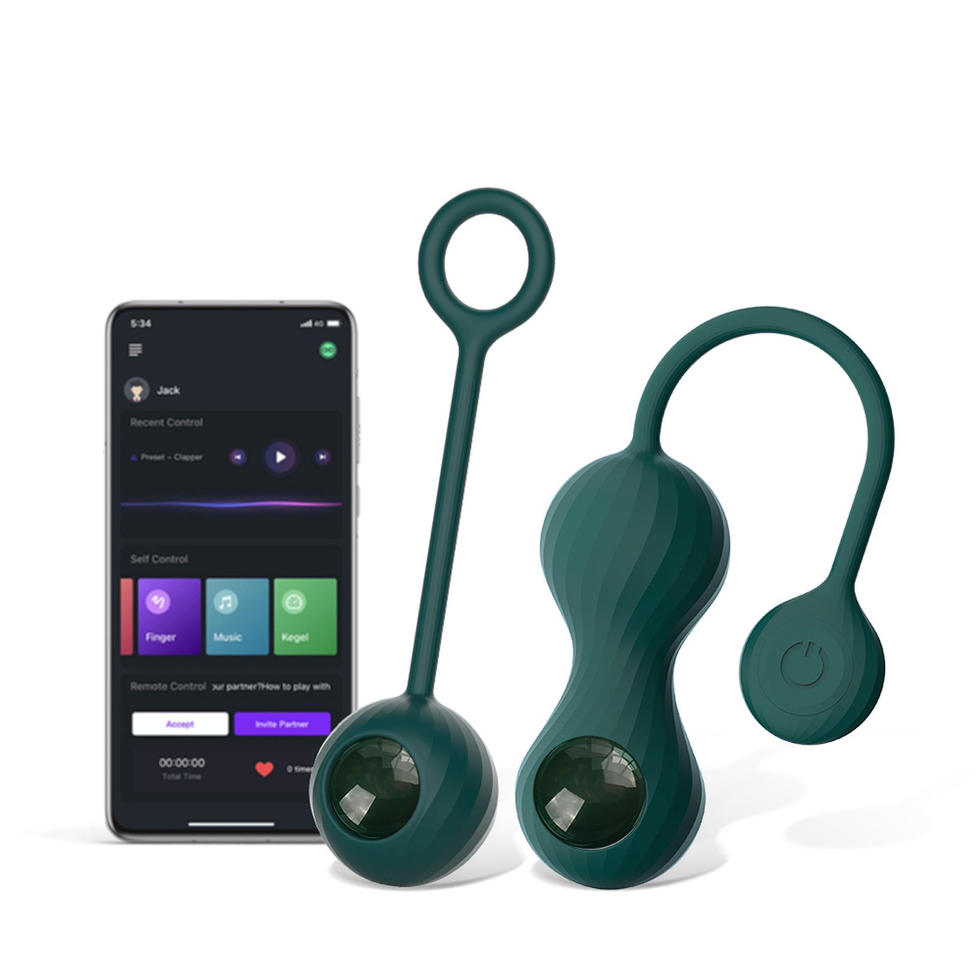 Kulki Kegla Magic Motion Crystal Duo z aplikacją i ciężarkami - obrazek 3