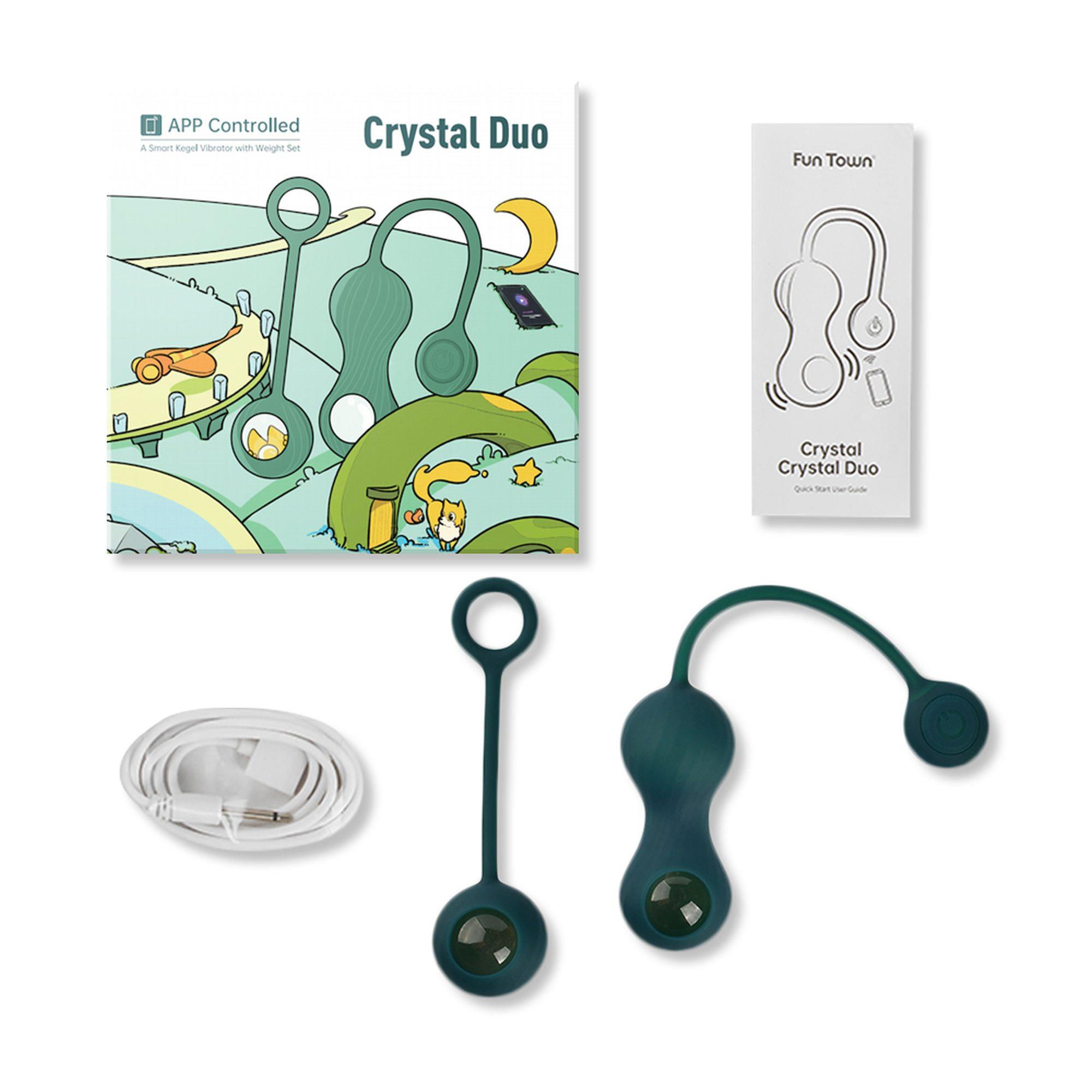 Kulki Kegla Magic Motion Crystal Duo z aplikacją i ciężarkami - obrazek 2