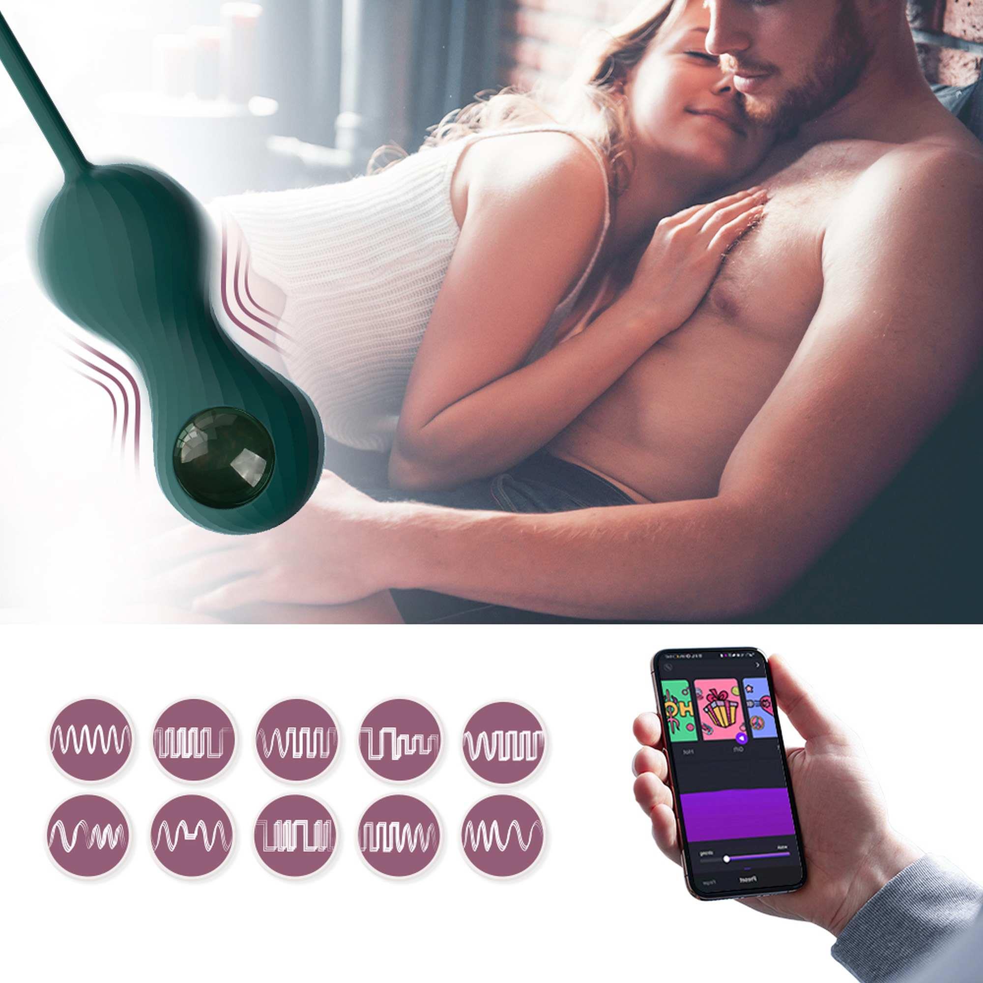 Kulki Kegla Magic Motion Crystal Duo z aplikacją i ciężarkami - obrazek 5