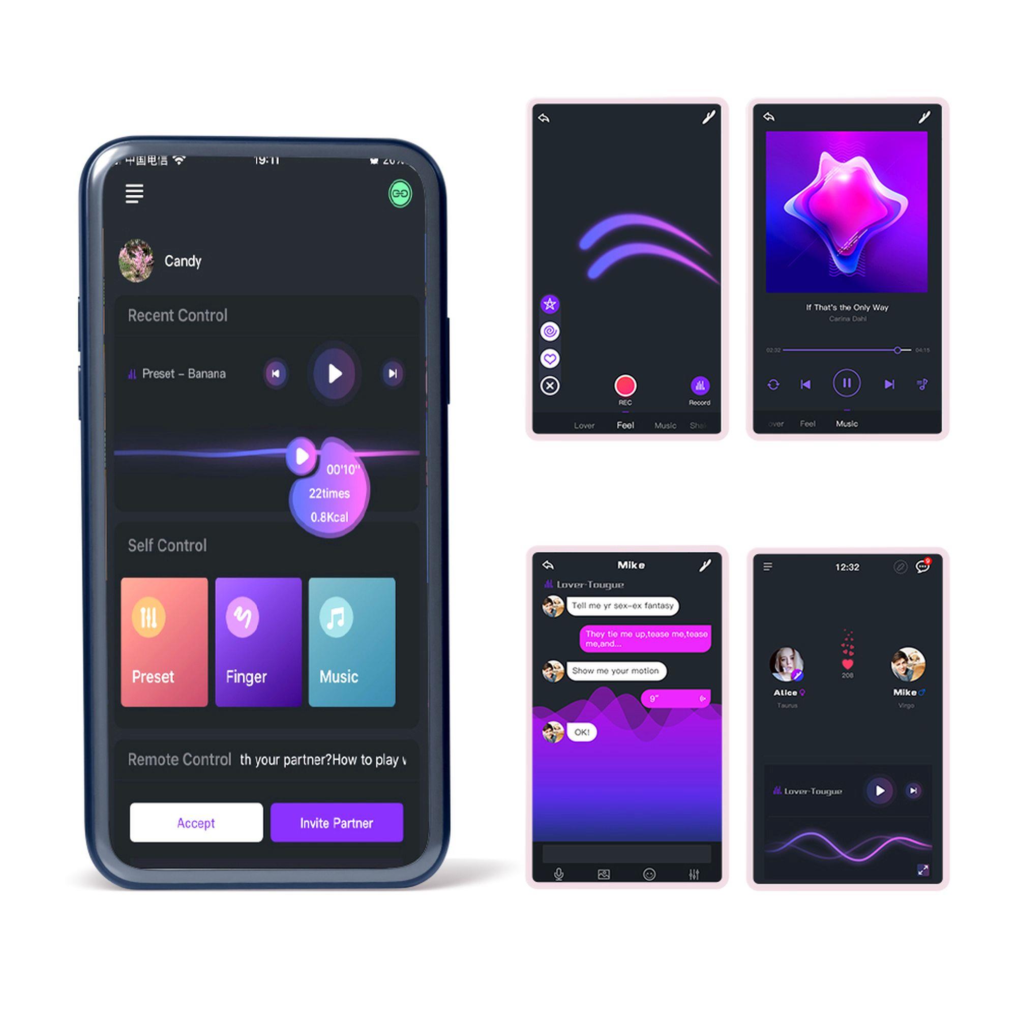 Pierścień wibrujący z aplikacją Rise Magic Motion zielony - obrazek 9