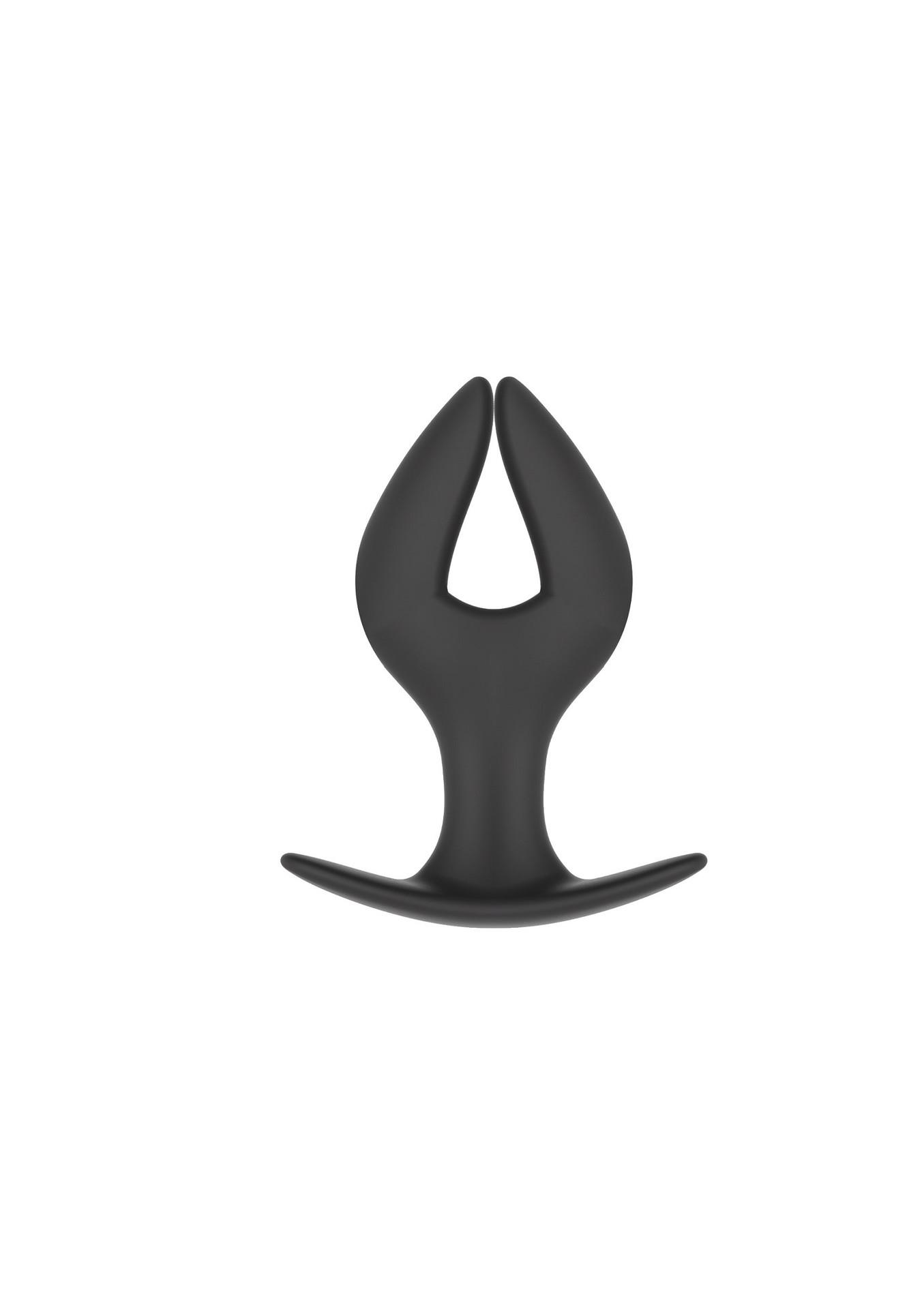 Korek analny rozszerzający się Hidden Desire Anchor czarny 8 cm - obrazek 3