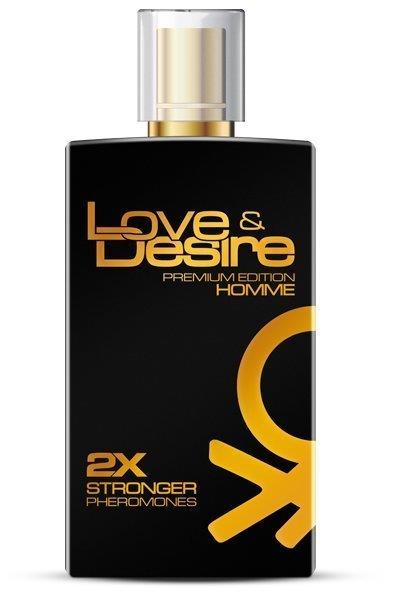 Feromony męskie Love Desire Złoty 100 ml - obrazek 2