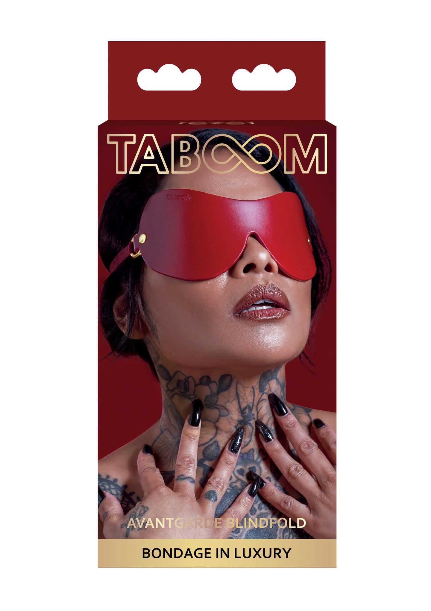Opaska na oczy Taboom Avantgarde czerwona - obrazek 2