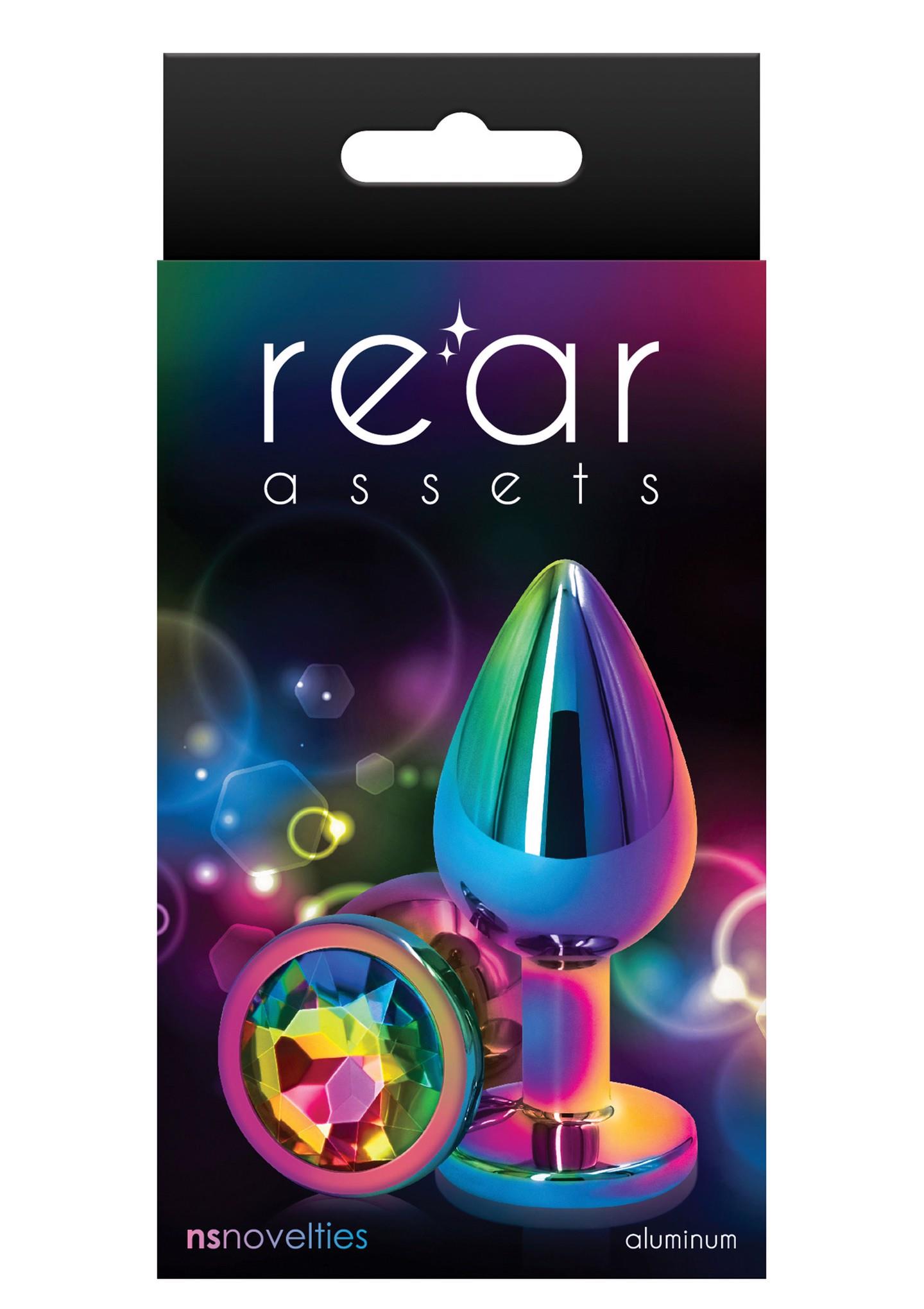 Korek analny aluminium Rear Assets multicolor M - obrazek 2