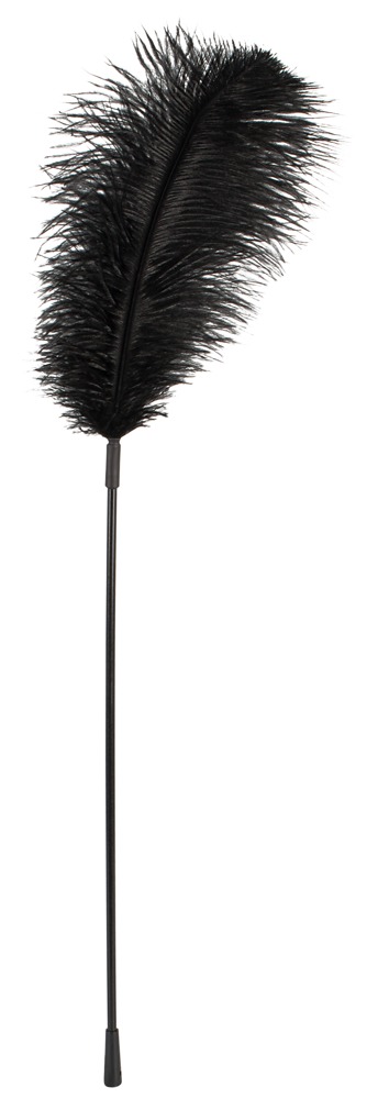 Piórko do łaskotania Bad Kitty czarne 38 cm - obrazek 2