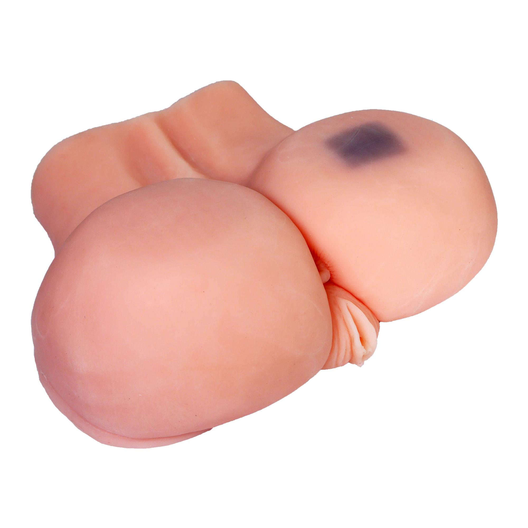 Masturbator wibrujący realistyczny XXL z pochwą i pośladkami 27 cm - obrazek 12