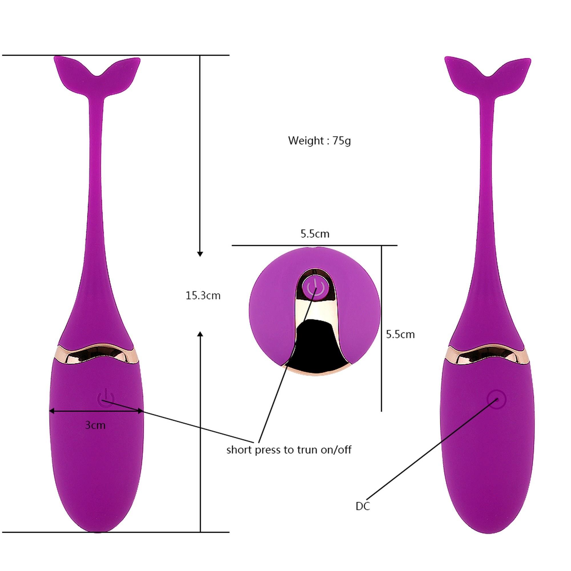 Vibratong egg (pink) USB - obrazek 3