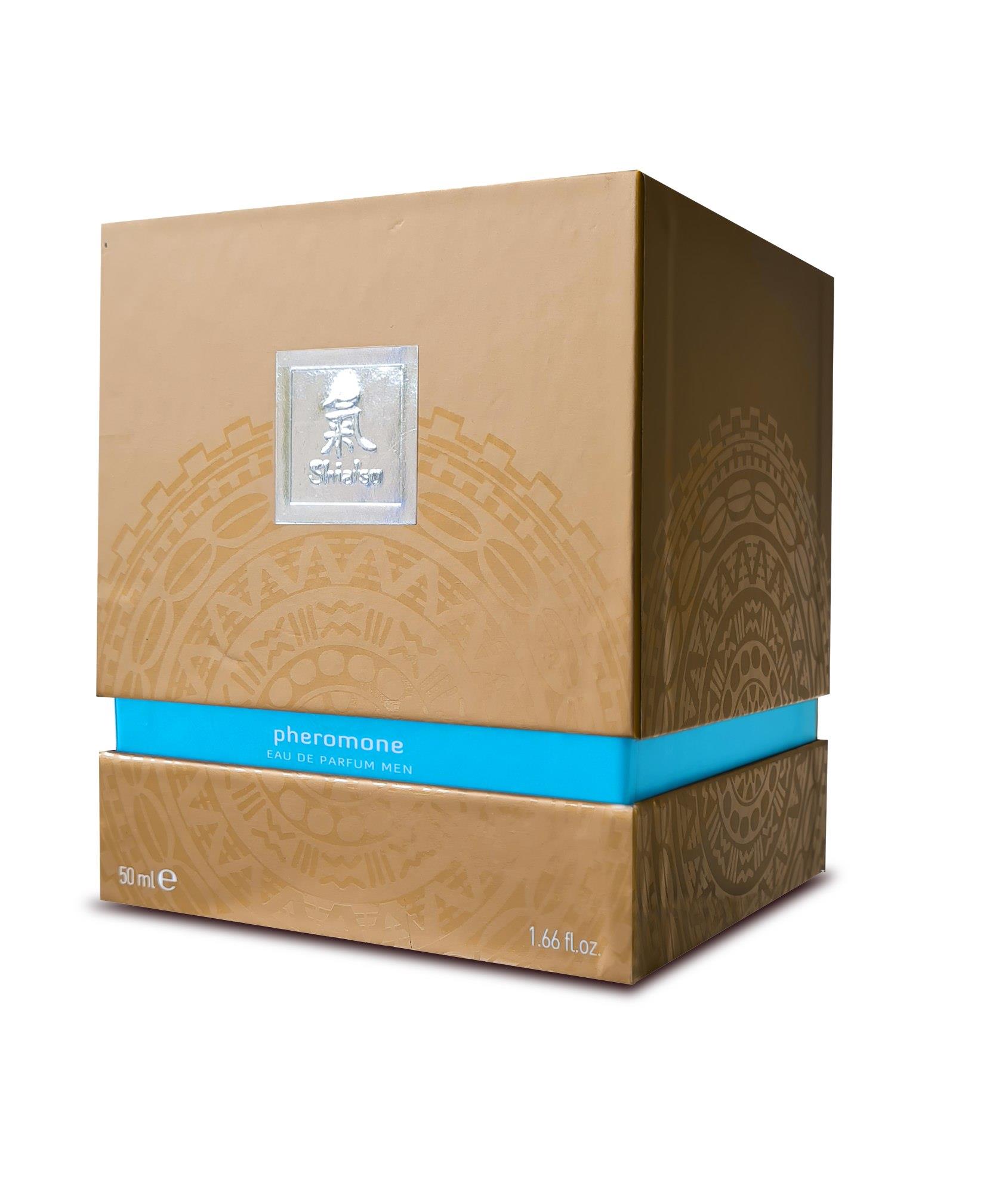 Perfumy feromonowe Shiatsu Hot niebieskie 50 ml - obrazek 3