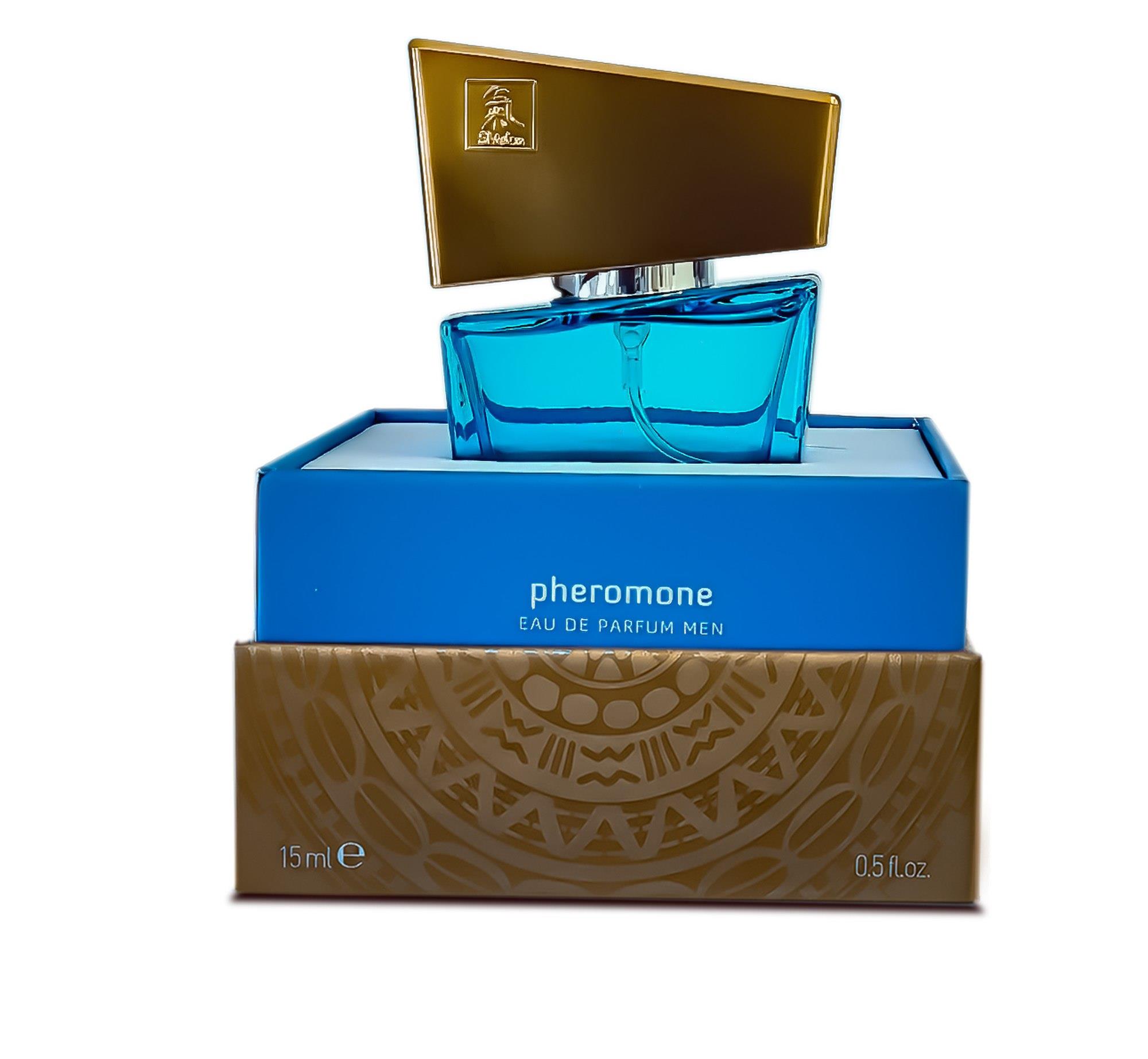 Perfumy feromonowe Shiatsu Hot jasnoniebieskie 15 ml - obrazek 2