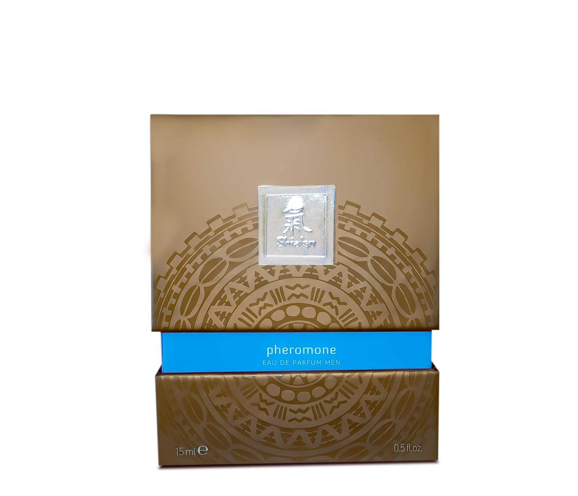 Perfumy feromonowe Shiatsu Hot jasnoniebieskie 15 ml - obrazek 3