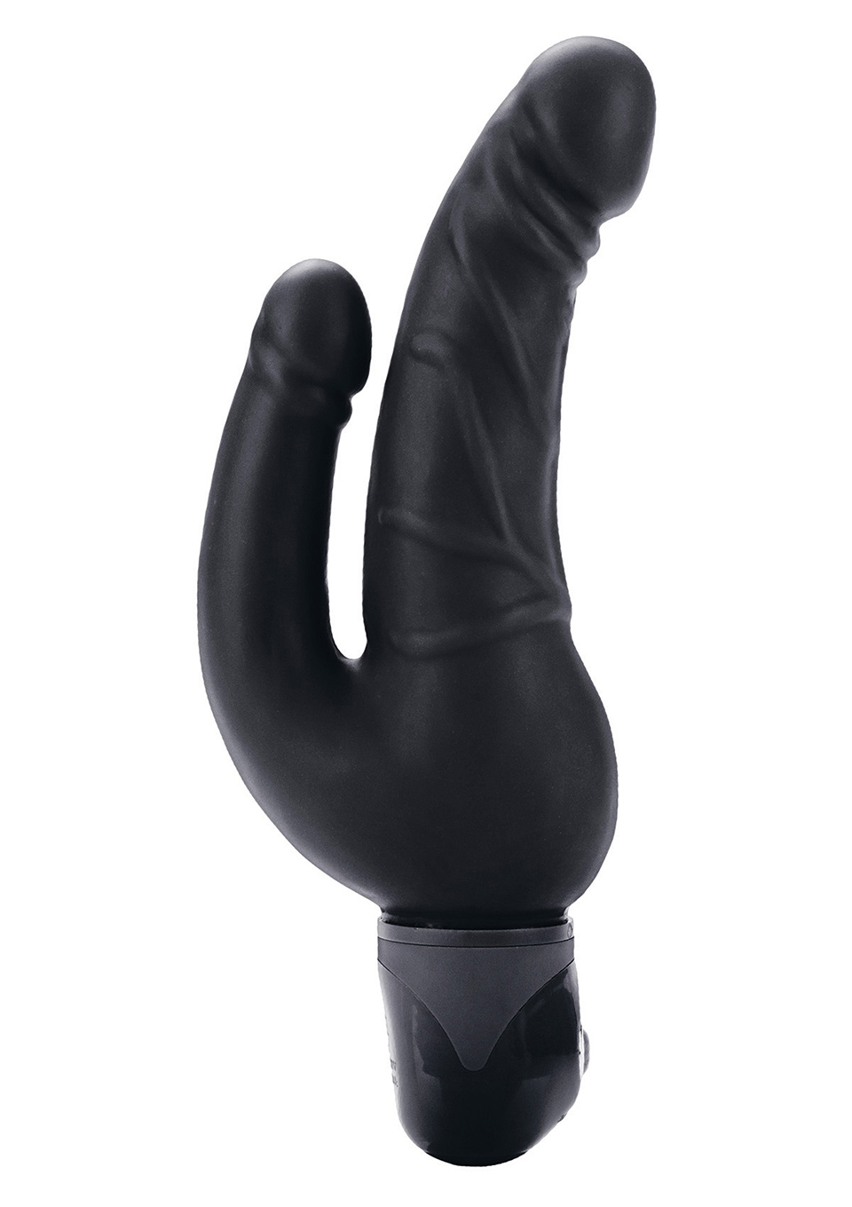 Wibrator podwójny Bendie Stud Calexotics czarny 14 cm - obrazek 4
