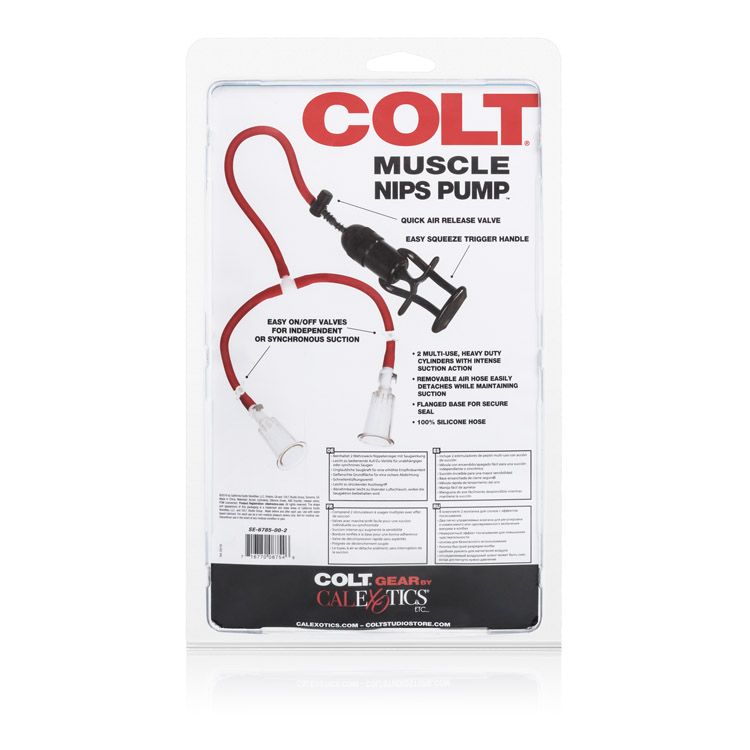 Pompka na sutki COLT Muscle Nips akrylowa transparentna 5 cm - obrazek 6