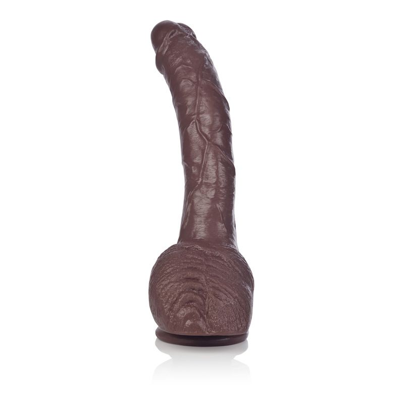 Realistyczne dildo Calexotics COLT Adam Dexter brązowe 21.5 cm - obrazek 13