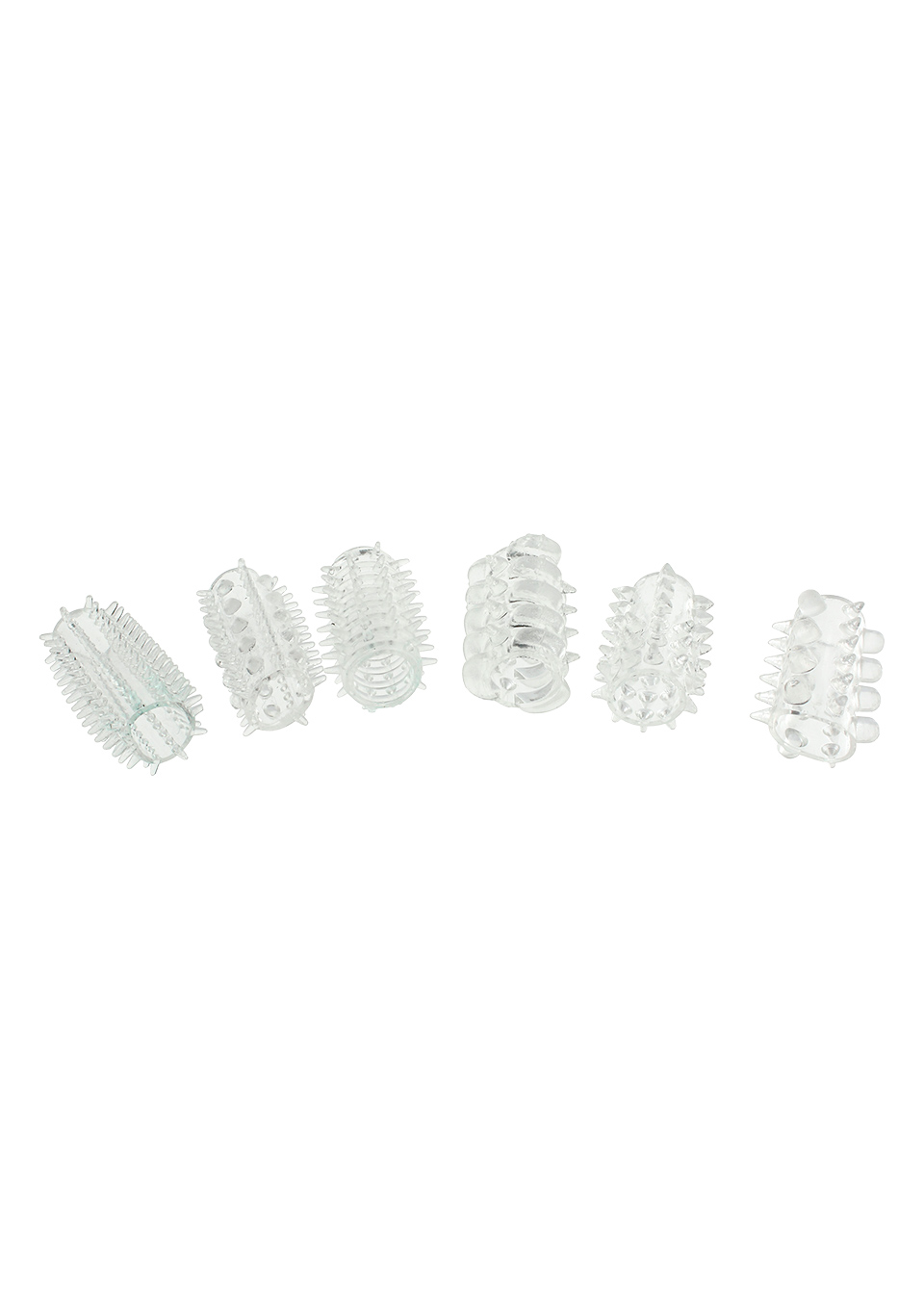 Zestaw nakładek na penisa Power Transparent ToyJoy - obrazek 3