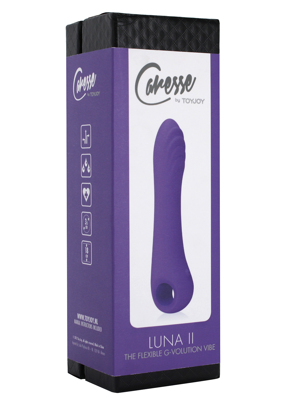 Wibrator G spot elastyczny ToyJoy Luna II fioletowy 18.5 cm - obrazek 2