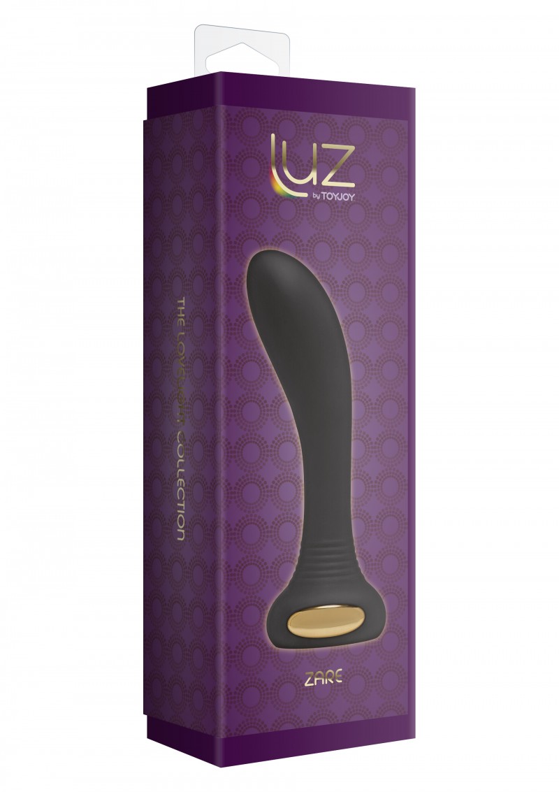 Wibrator punktu G Zare ToyJoy silikonowy czarny USB 13.5 cm - obrazek 2