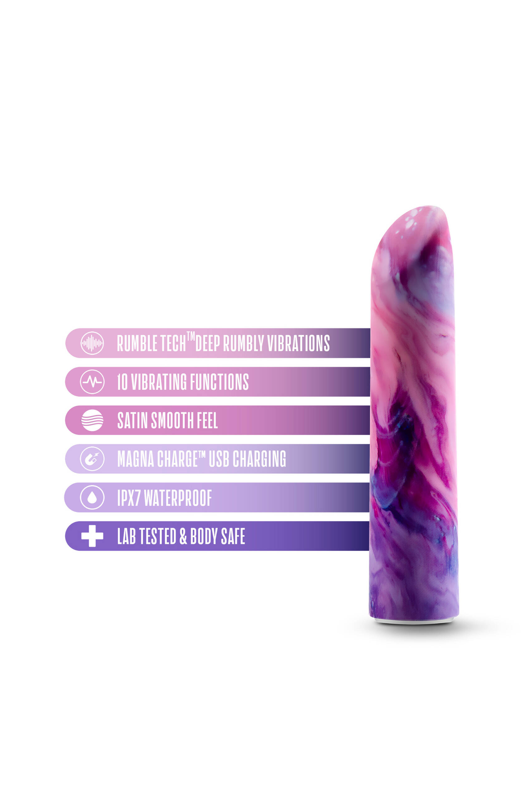 Wibrator mini Limited Addiction Entangle Power Vibe liliowy USB - obrazek 7