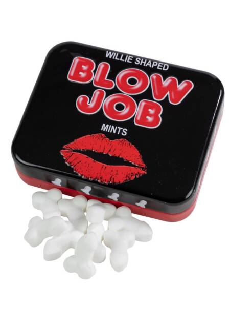 Miętówki Blow Job w kształcie willie Spencer Fleetwood