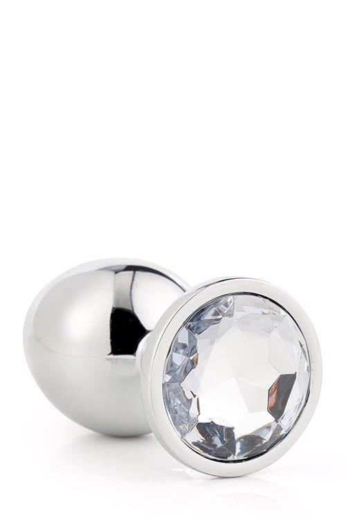 Aluminiowy korek analny Gleaming Love srebrny duży - obrazek 10