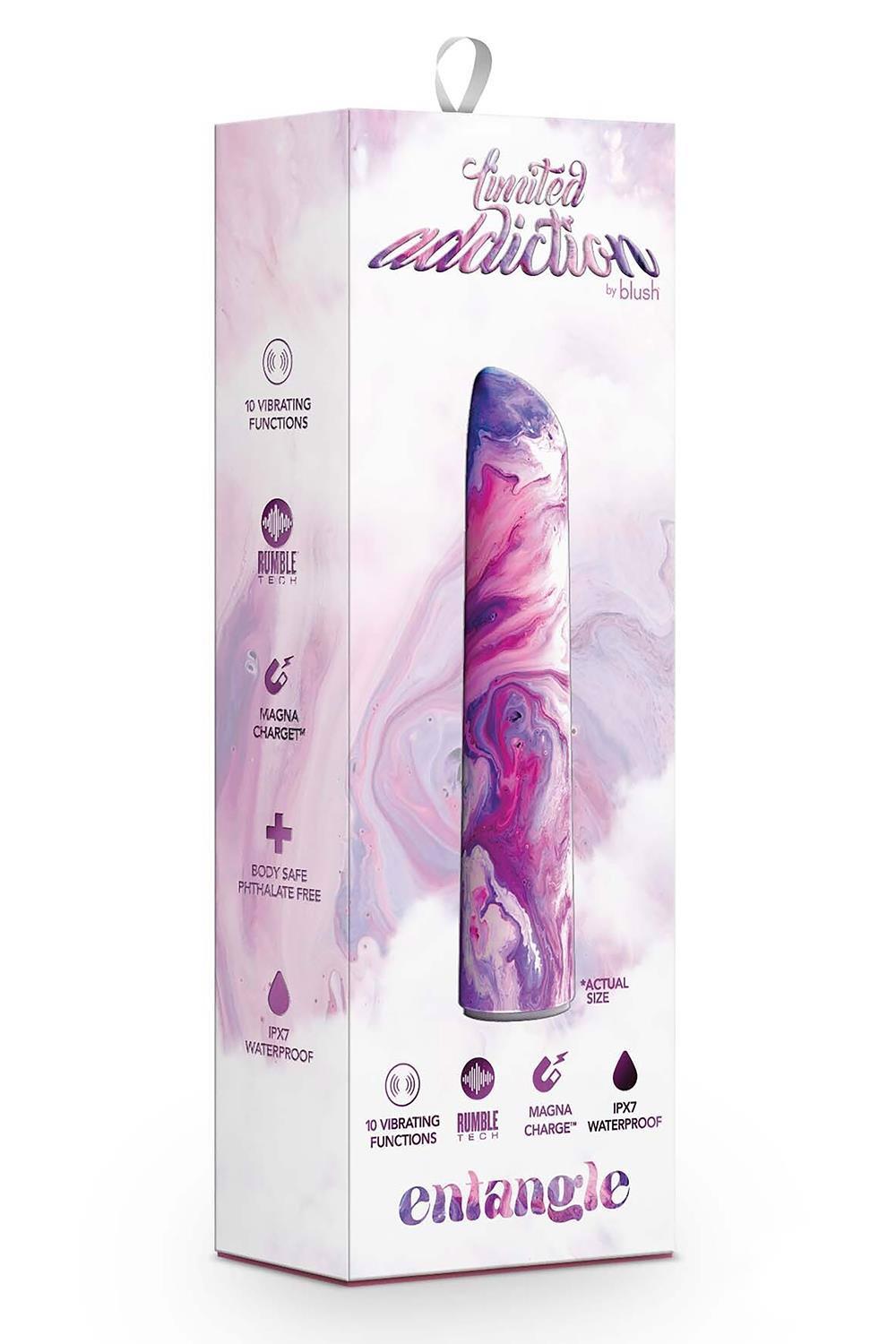 Wibrator mini Limited Addiction Entangle Power Vibe liliowy USB - obrazek 8