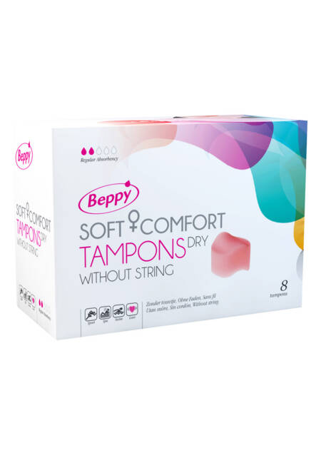 Tampony Beppy Soft Comfort Dry Natural 8 szt
