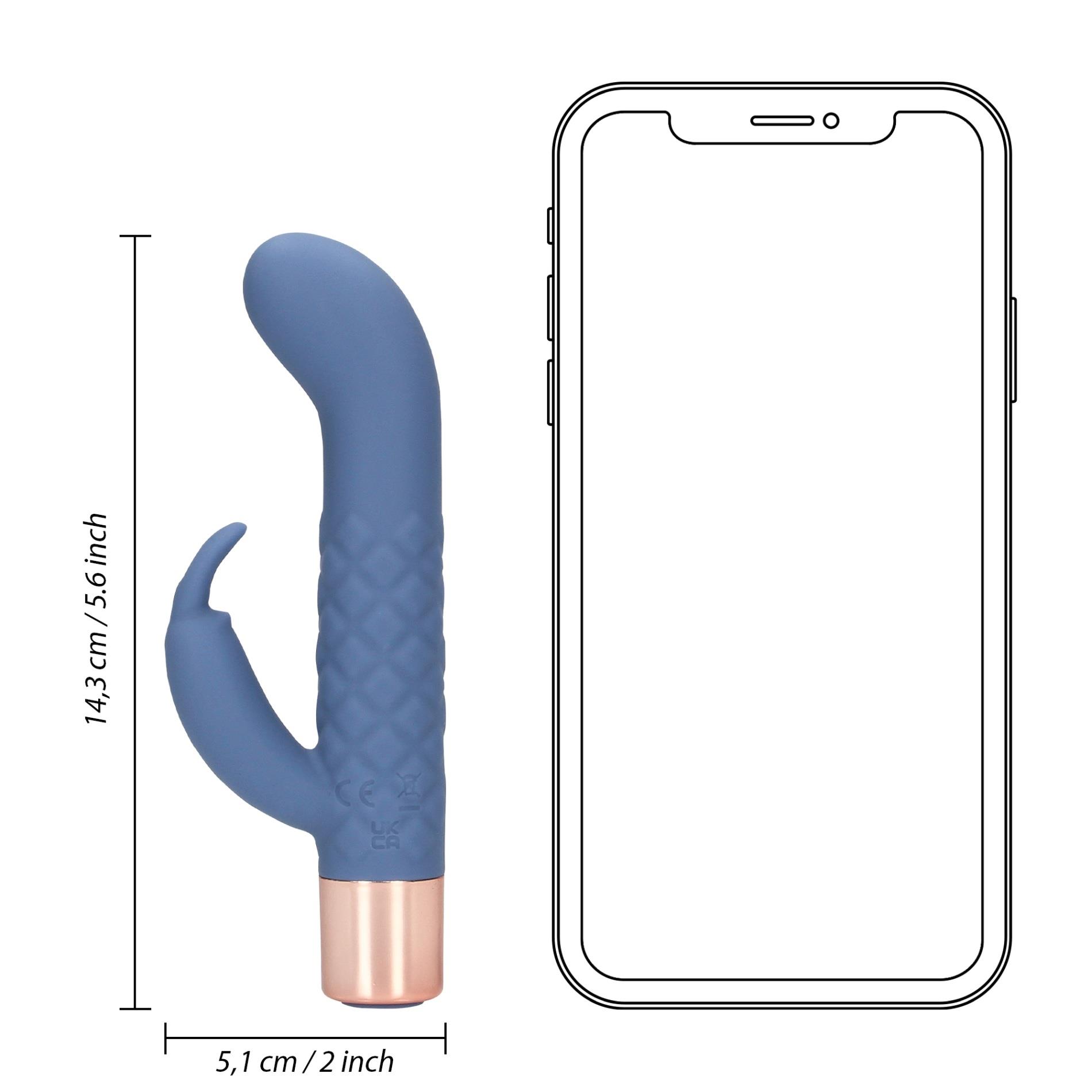 Mini wibrator króliczek Loveline 10 funkcji - obrazek 10
