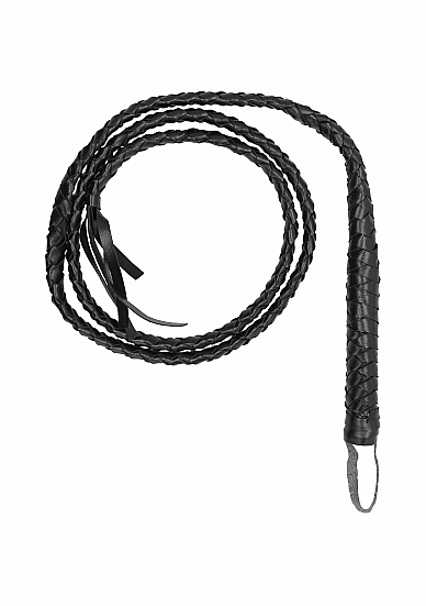 Bicz pleciony Ouch Twisted Whip czarny
