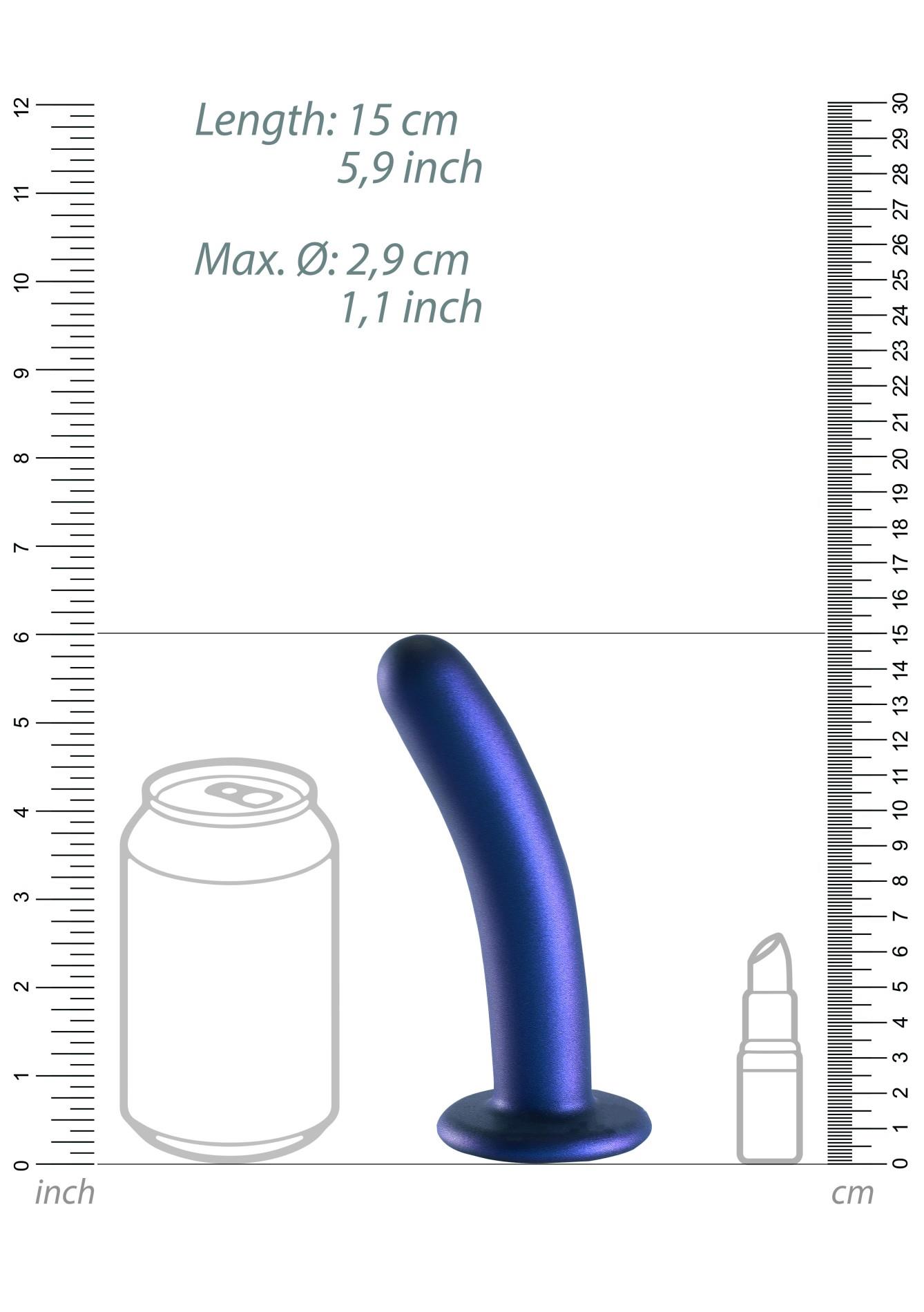 Dildo silikonowe Ouch! punktu G 14,5 cm z przyssawką - obrazek 9