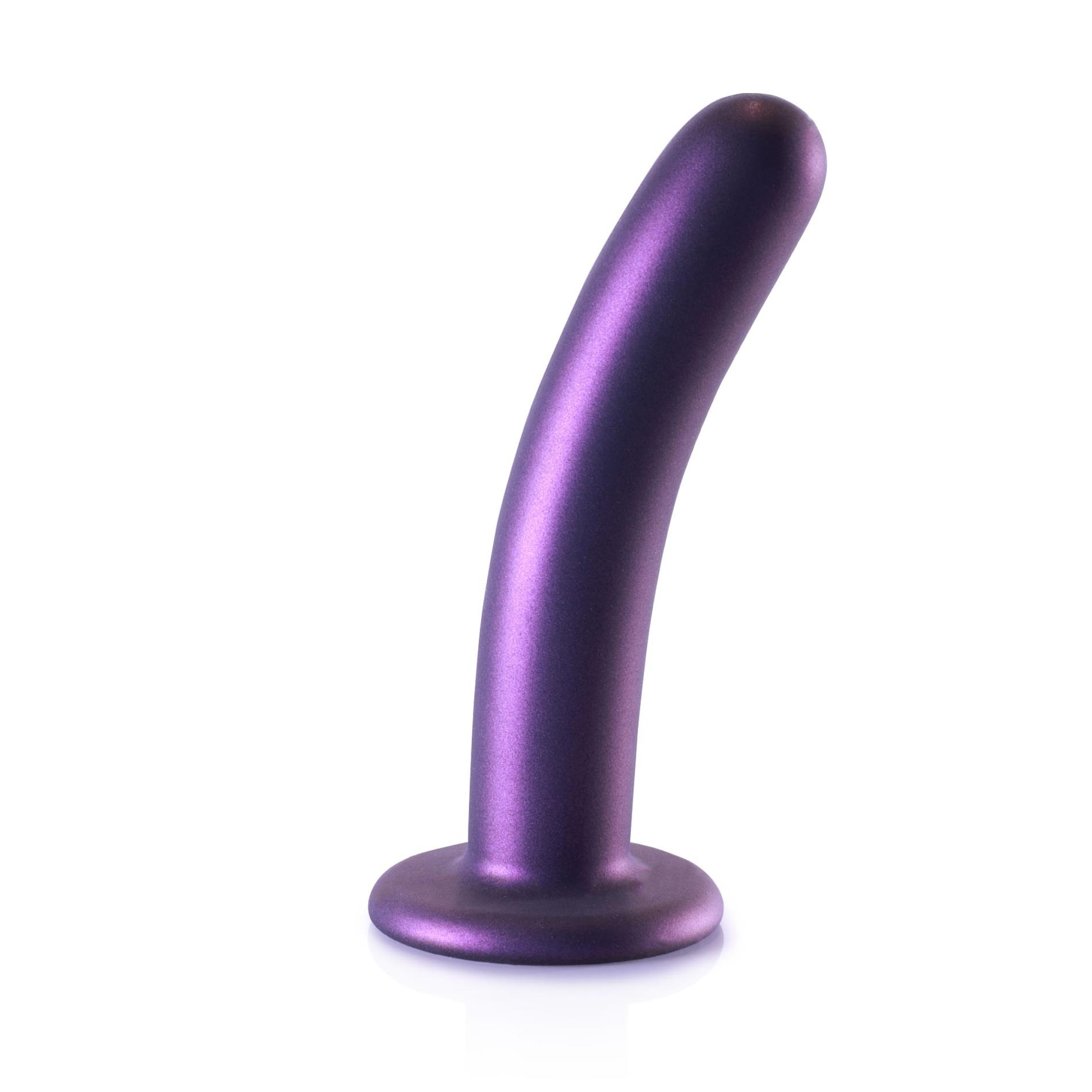 Dildo silikonowe zakrzywione Ouch! metaliczne 14