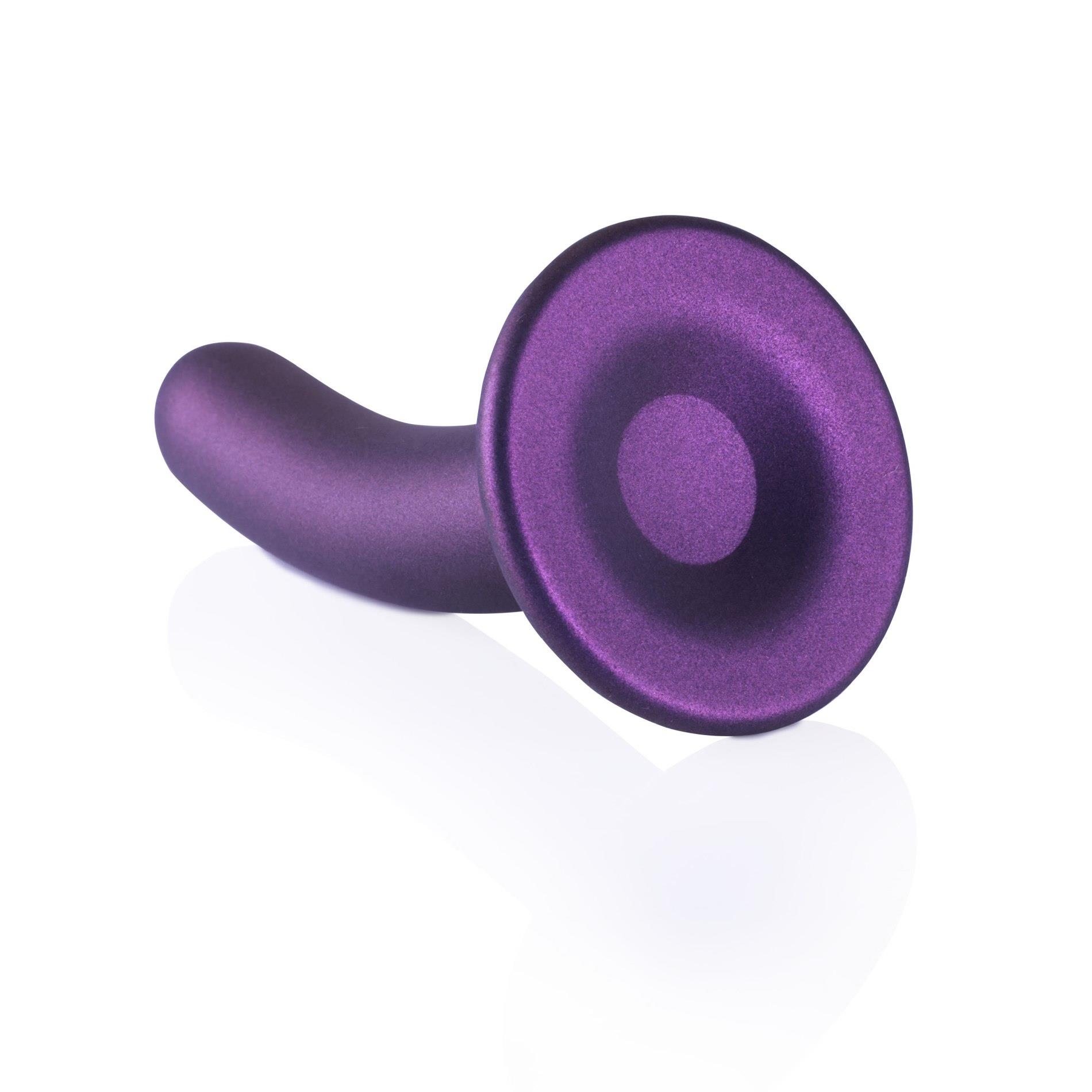 Dildo silikonowe zakrzywione Ouch! metaliczne 14,5 cm - obrazek 7