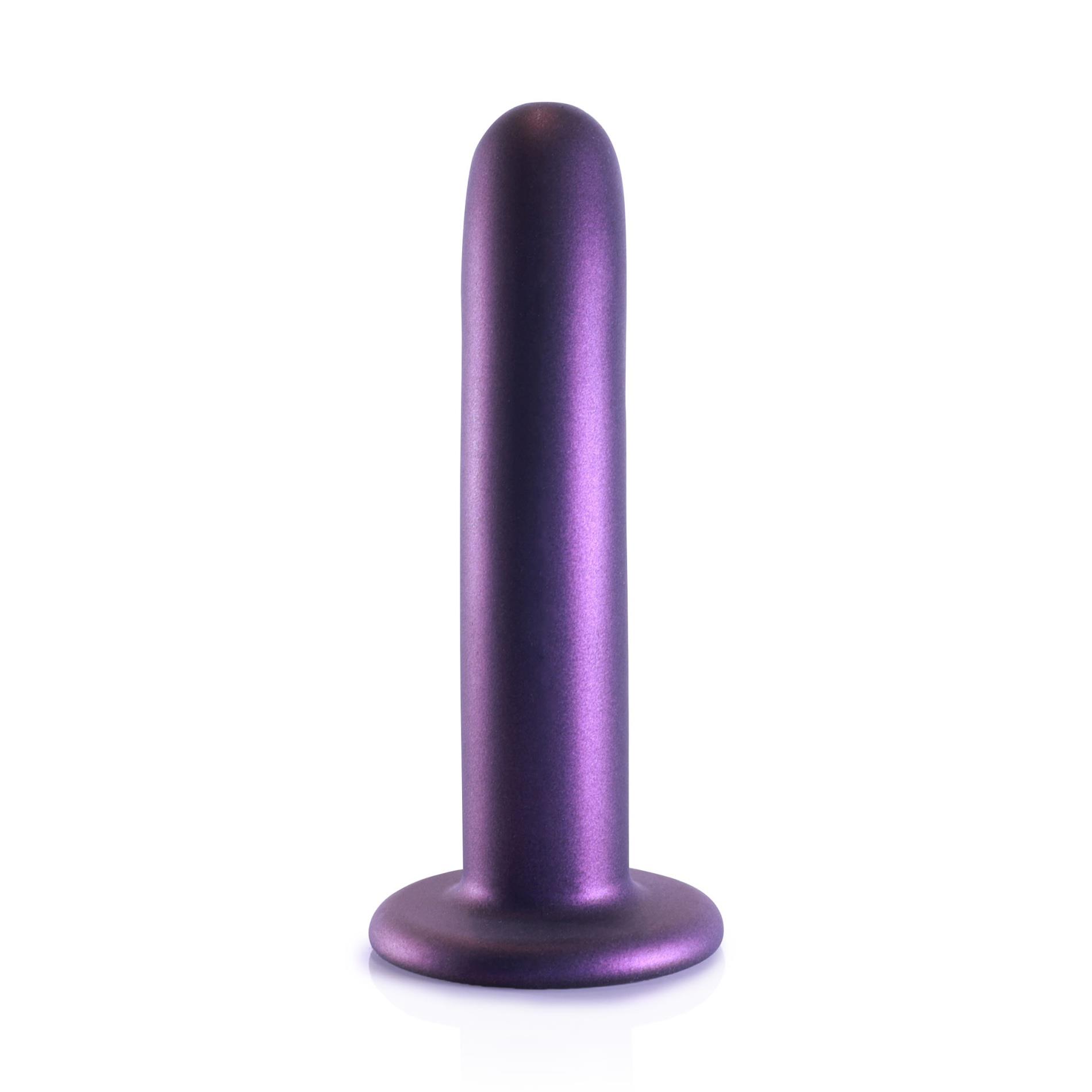 Dildo silikonowe zakrzywione Ouch! metaliczne 14,5 cm - obrazek 8