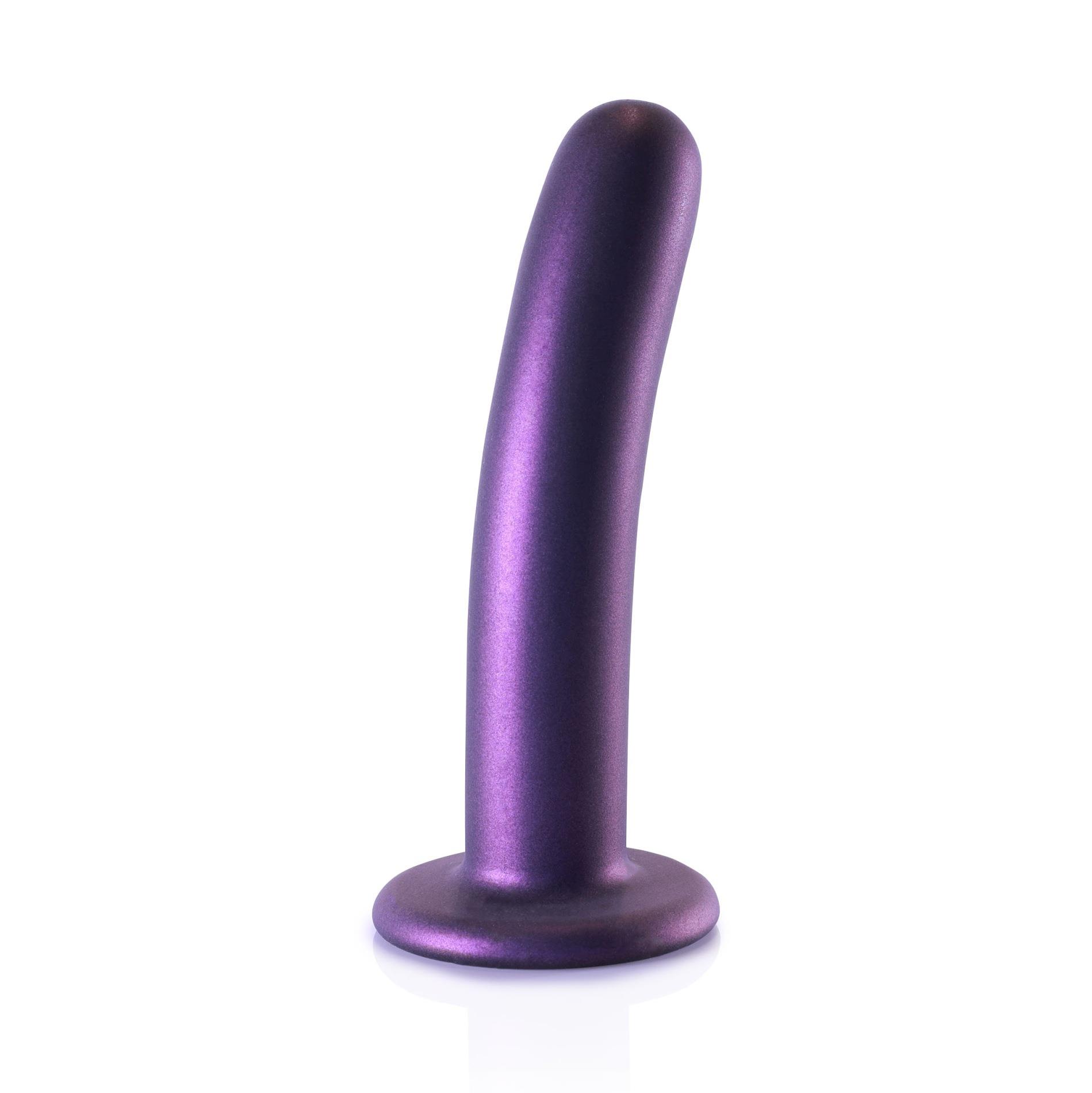 Dildo silikonowe zakrzywione Ouch! metaliczne 14,5 cm - obrazek 9
