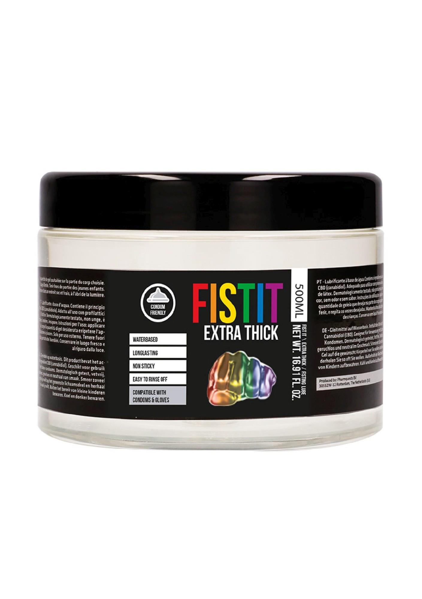 Żel do fistingu Fist It Extra Thick tęczowy 500 ml