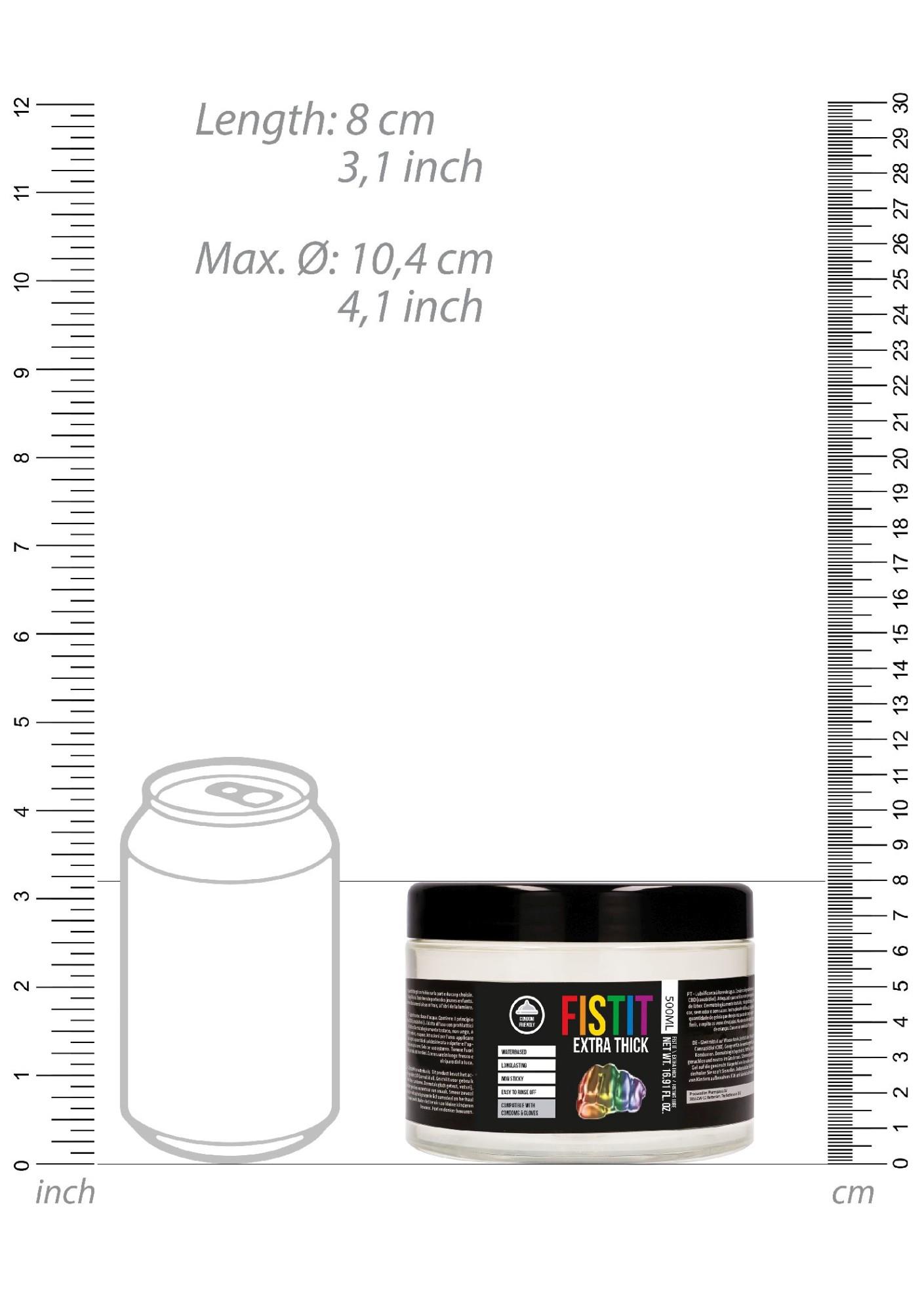 Żel do fistingu Fist It Extra Thick tęczowy 500 ml - obrazek 7