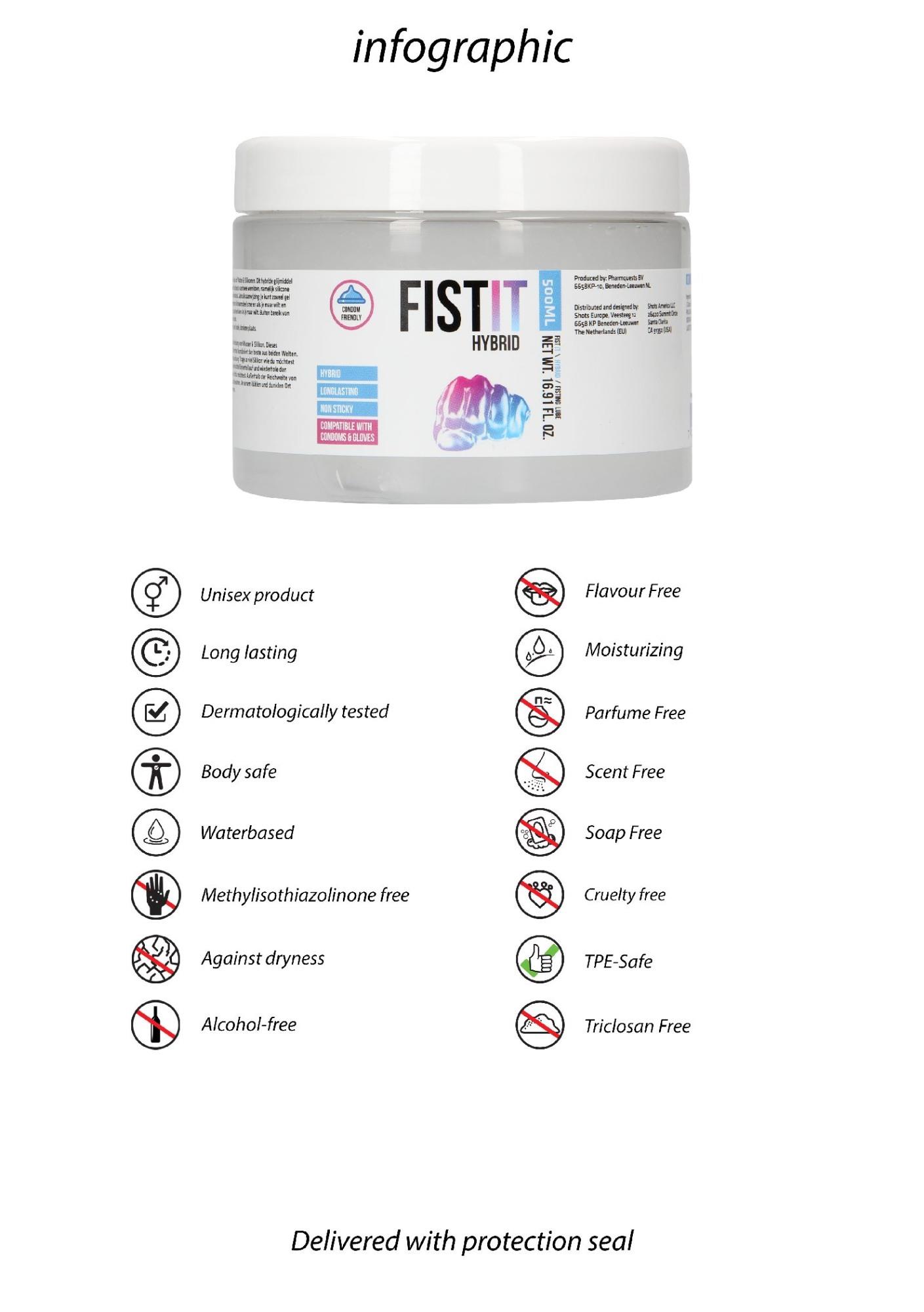 Lubrykant hybrydowy Fist It do fistingu 500 ml - obrazek 6