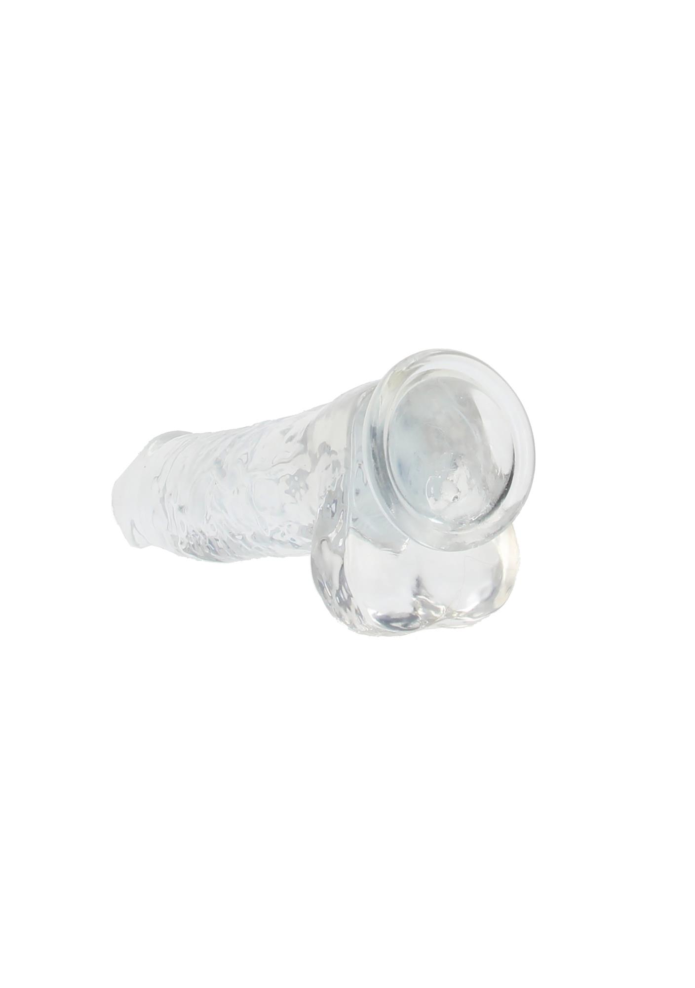 Realistyczne dildo z jądrami RealRock 25 cm - obrazek 3