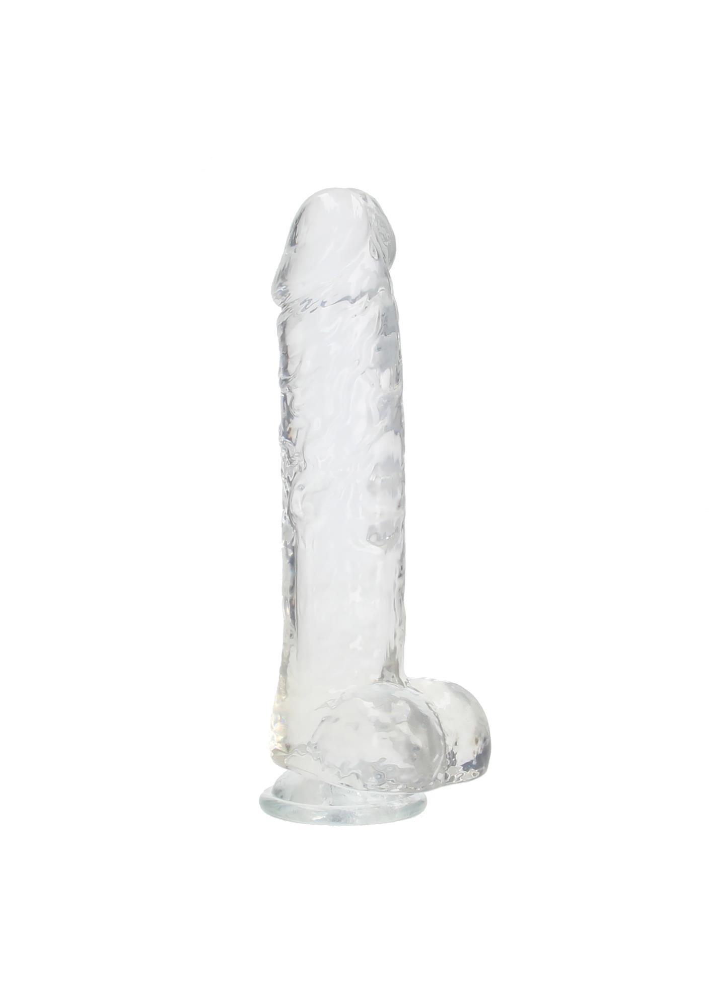 Realistyczne dildo z jądrami RealRock 25 cm - obrazek 5