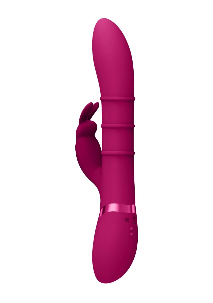 Stimulating Rings, Vibrating G-Spot Rabbit - Pink - obrazek 3