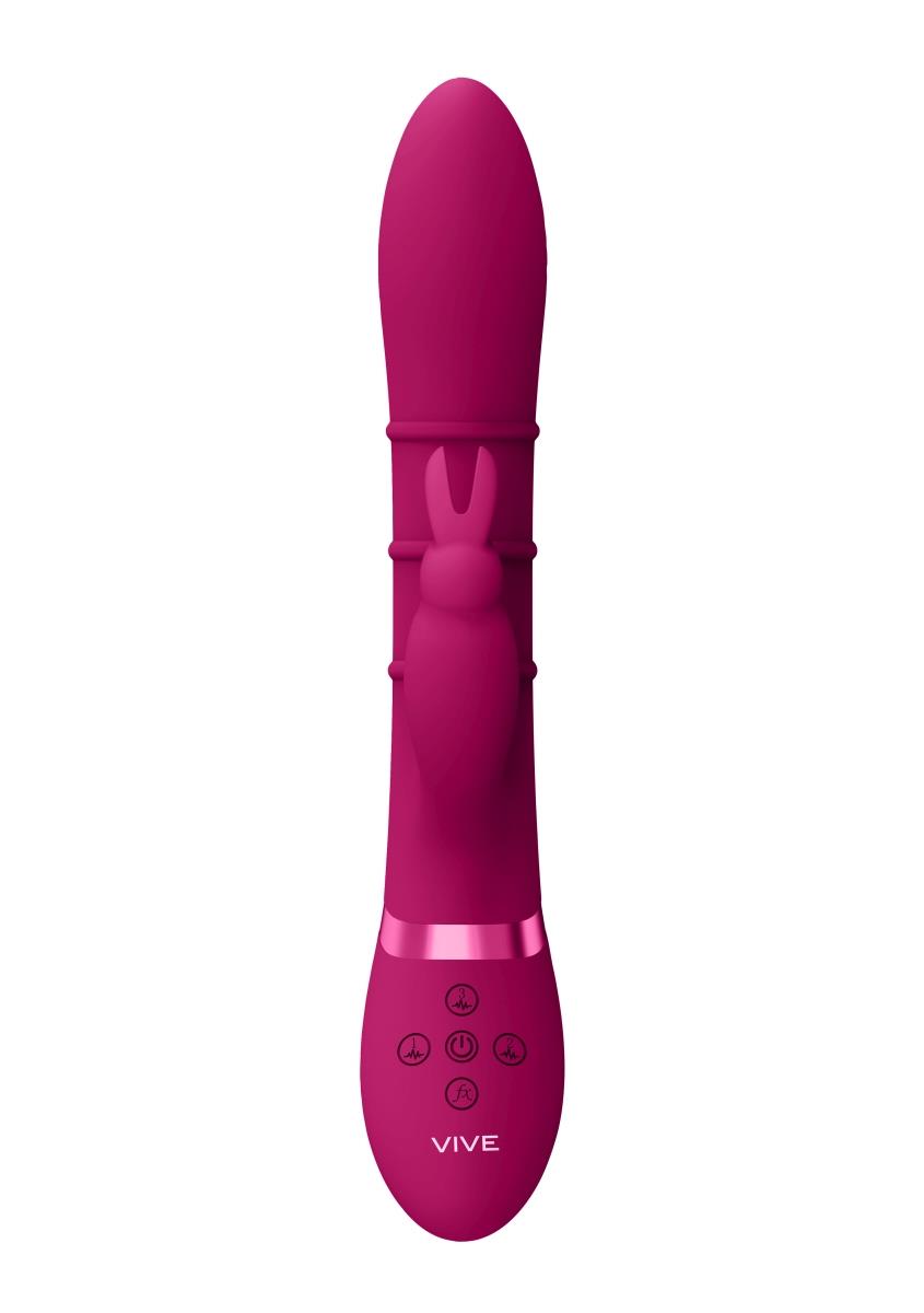 Stimulating Rings, Vibrating G-Spot Rabbit - Pink - obrazek 4