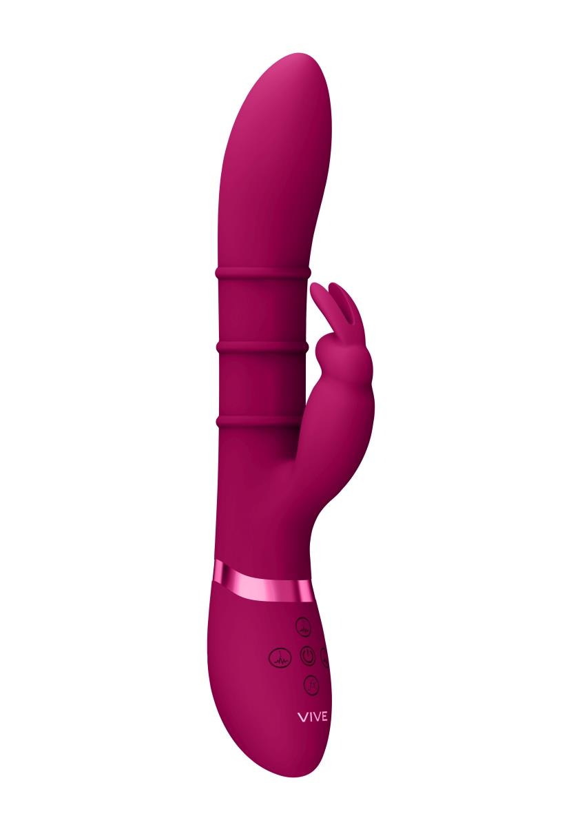 Stimulating Rings, Vibrating G-Spot Rabbit - Pink - obrazek 5