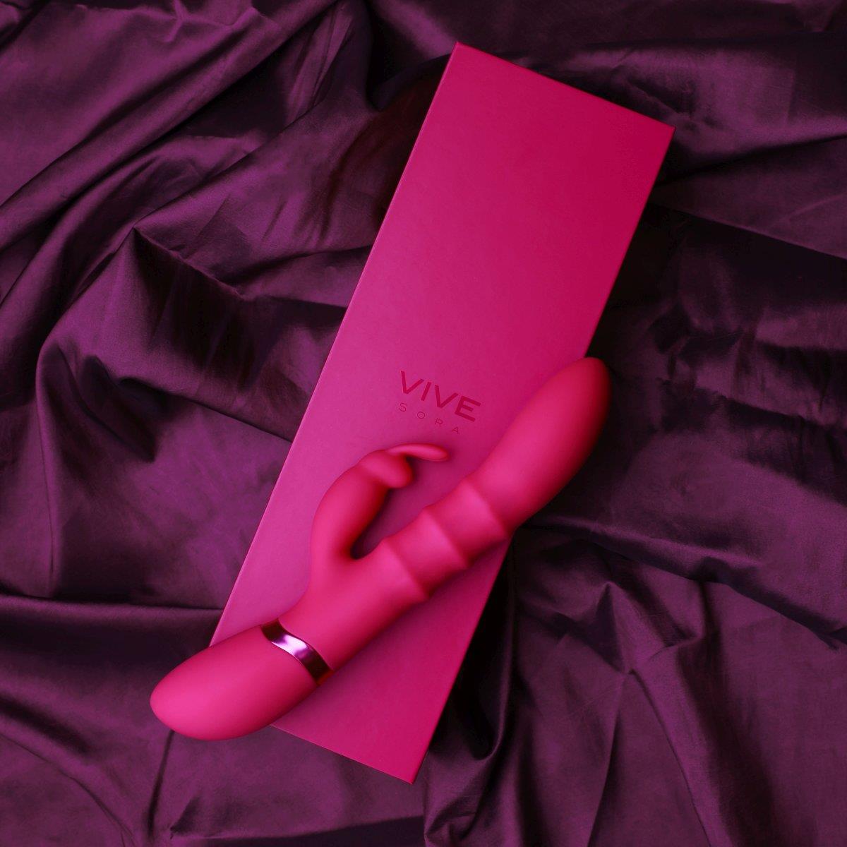 Stimulating Rings, Vibrating G-Spot Rabbit - Pink - obrazek 10