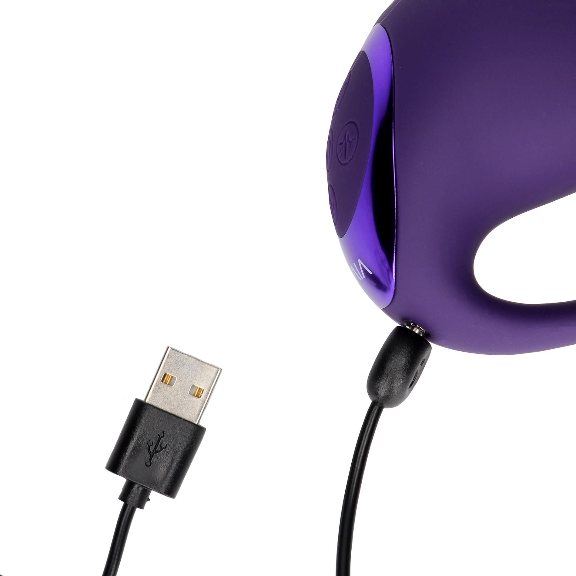 Wibrator punktu G Vive Riko fioletowy silikonowy USB - obrazek 10