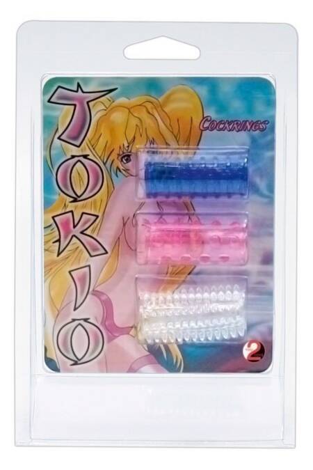 Silikonowe nakładki przelotowe Tokio You2Toys zestaw 3 4