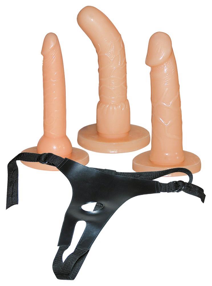 Strap on You2Toys z trzema dildami regulowany - obrazek 2