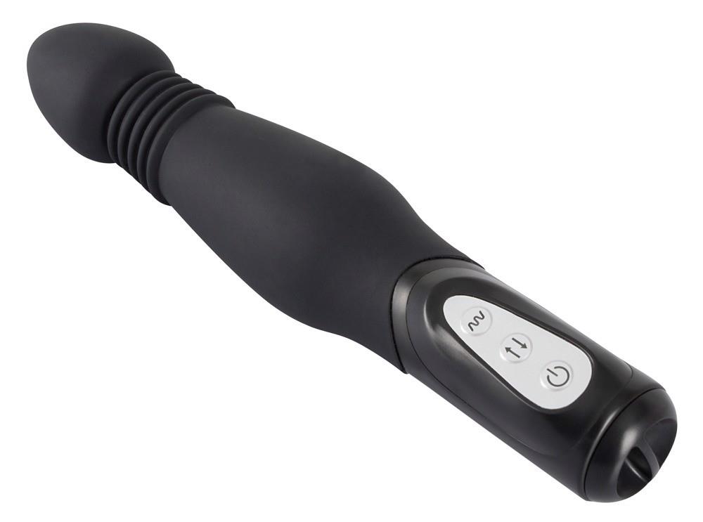 Wibrator analny wstrząsowy You2Toys czarny silikonowy 23,5 cm - obrazek 7
